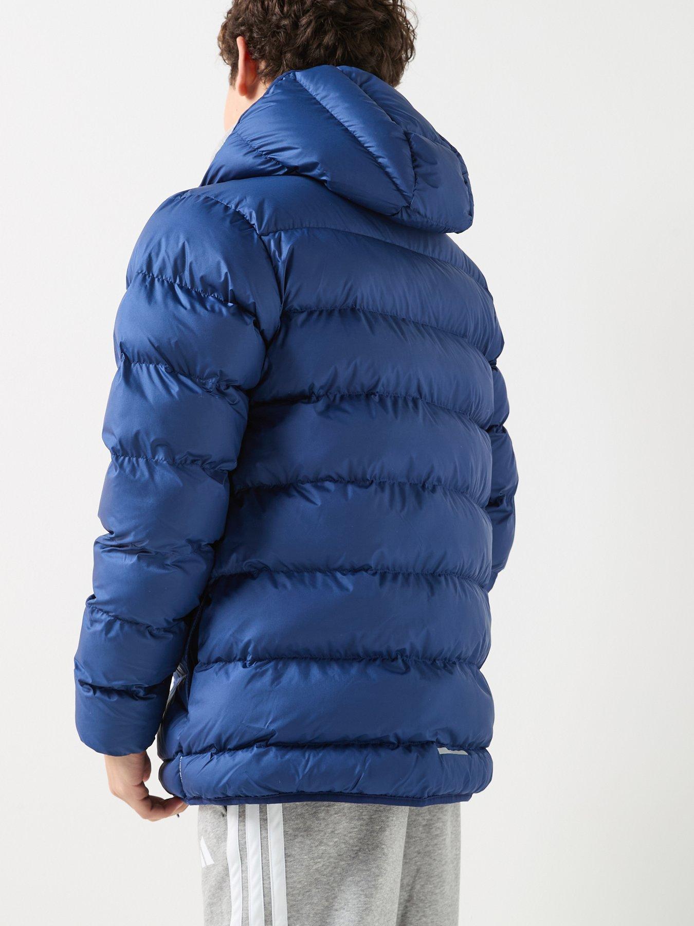 adidas-sportswear-junior-unisex-puffer-jacket-bluestillFront