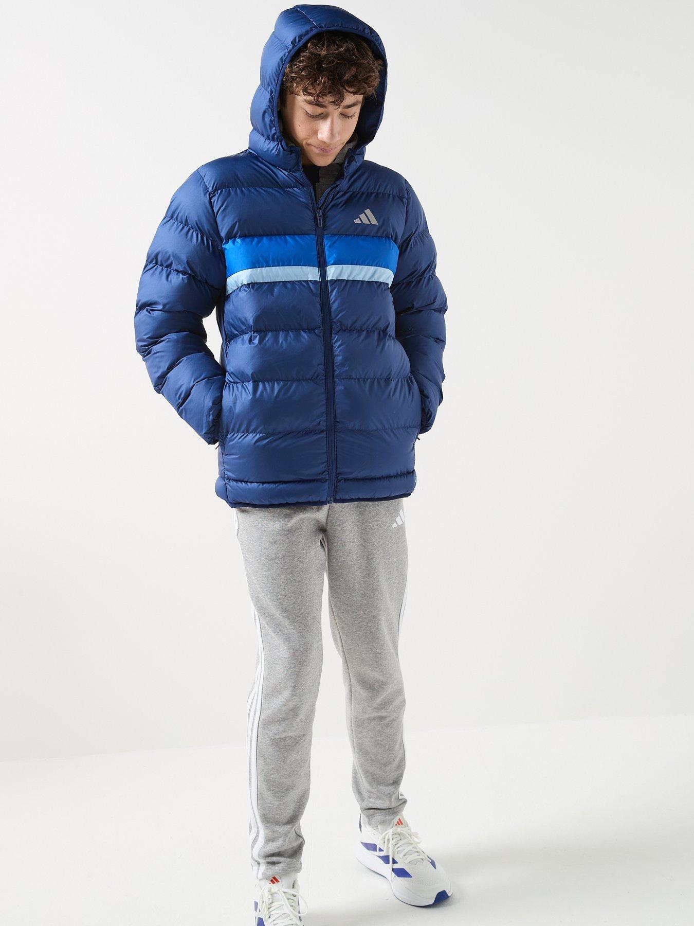 adidas-sportswear-junior-unisex-puffer-jacket-bluedetail