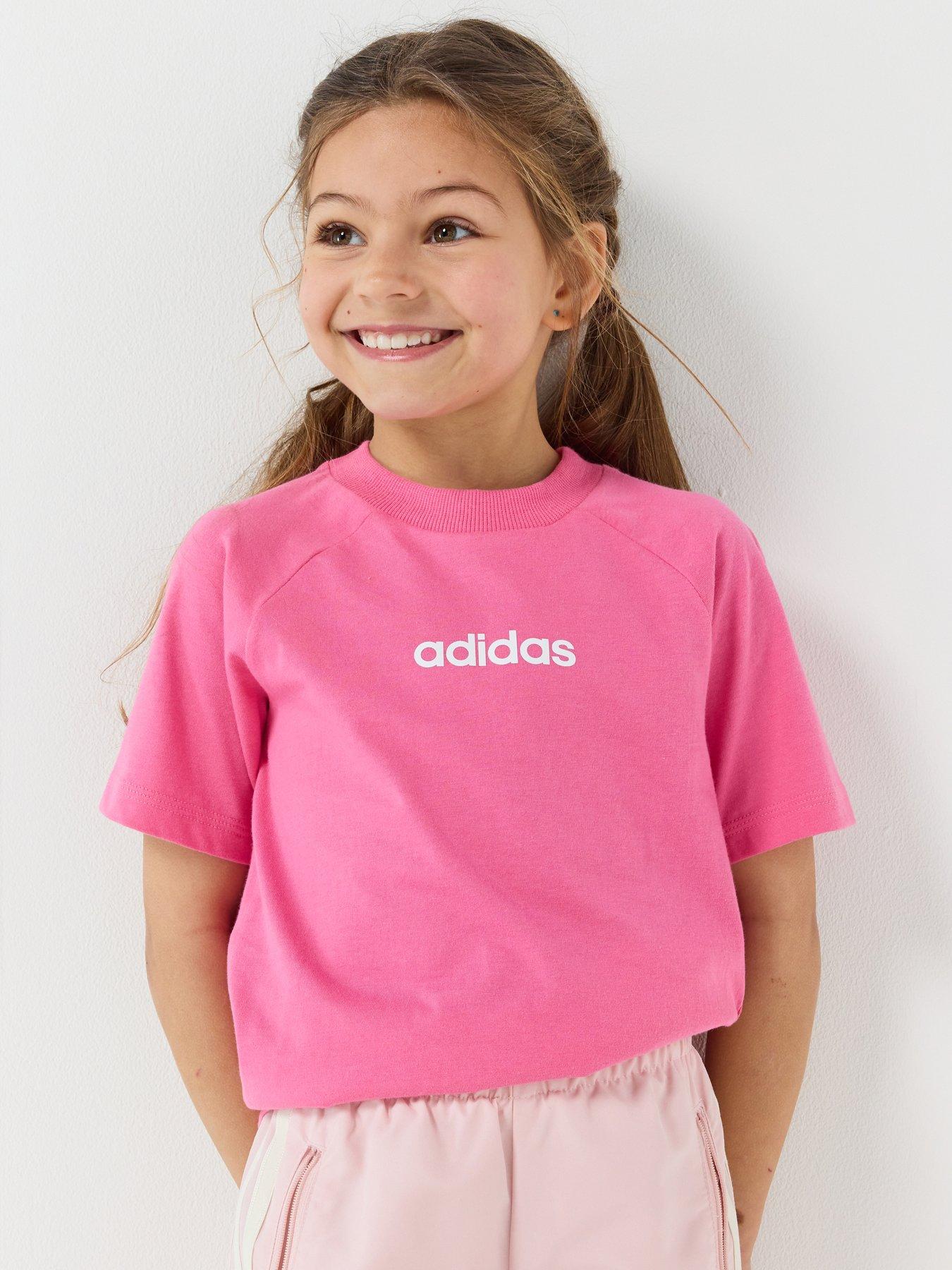 adidas Sportswear Kids Girls Essentials T-Shirt - Pink