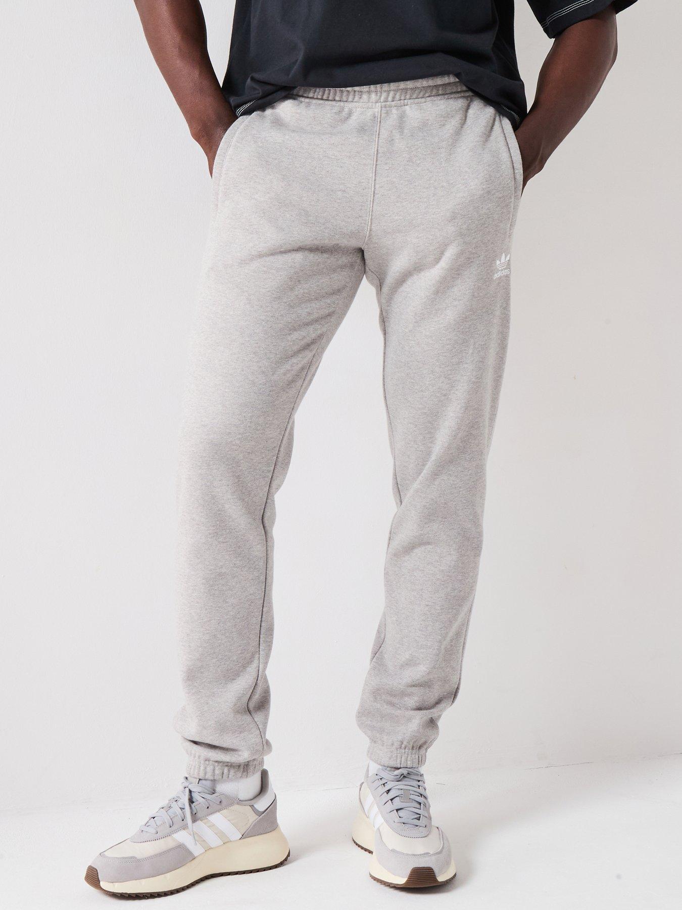 adidas Originals Men's Trefoil Essentials Pants - Grey