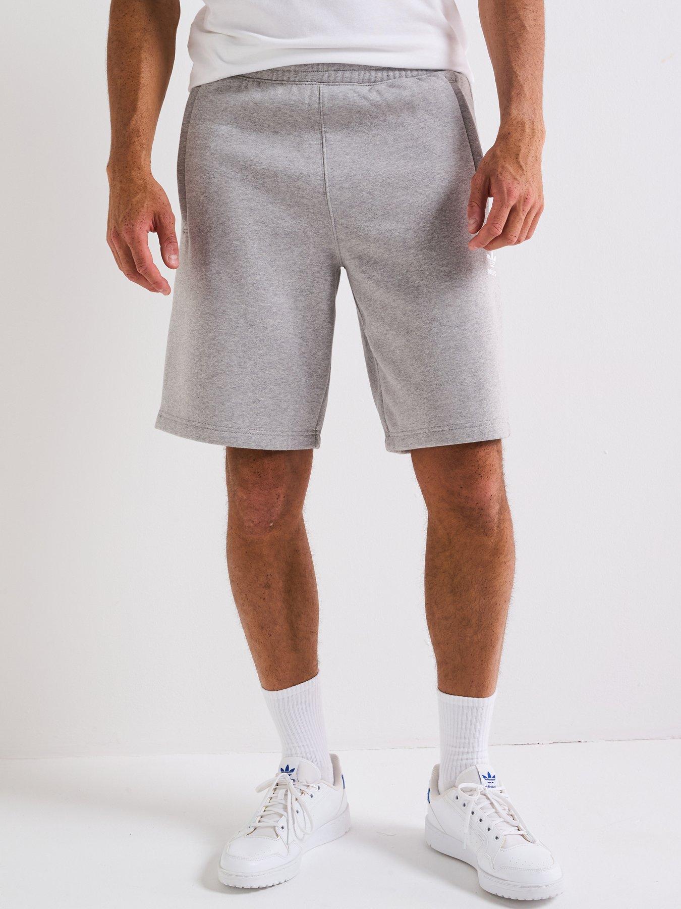 adidas Originals Men's Trefoil Essentials Shorts - Grey