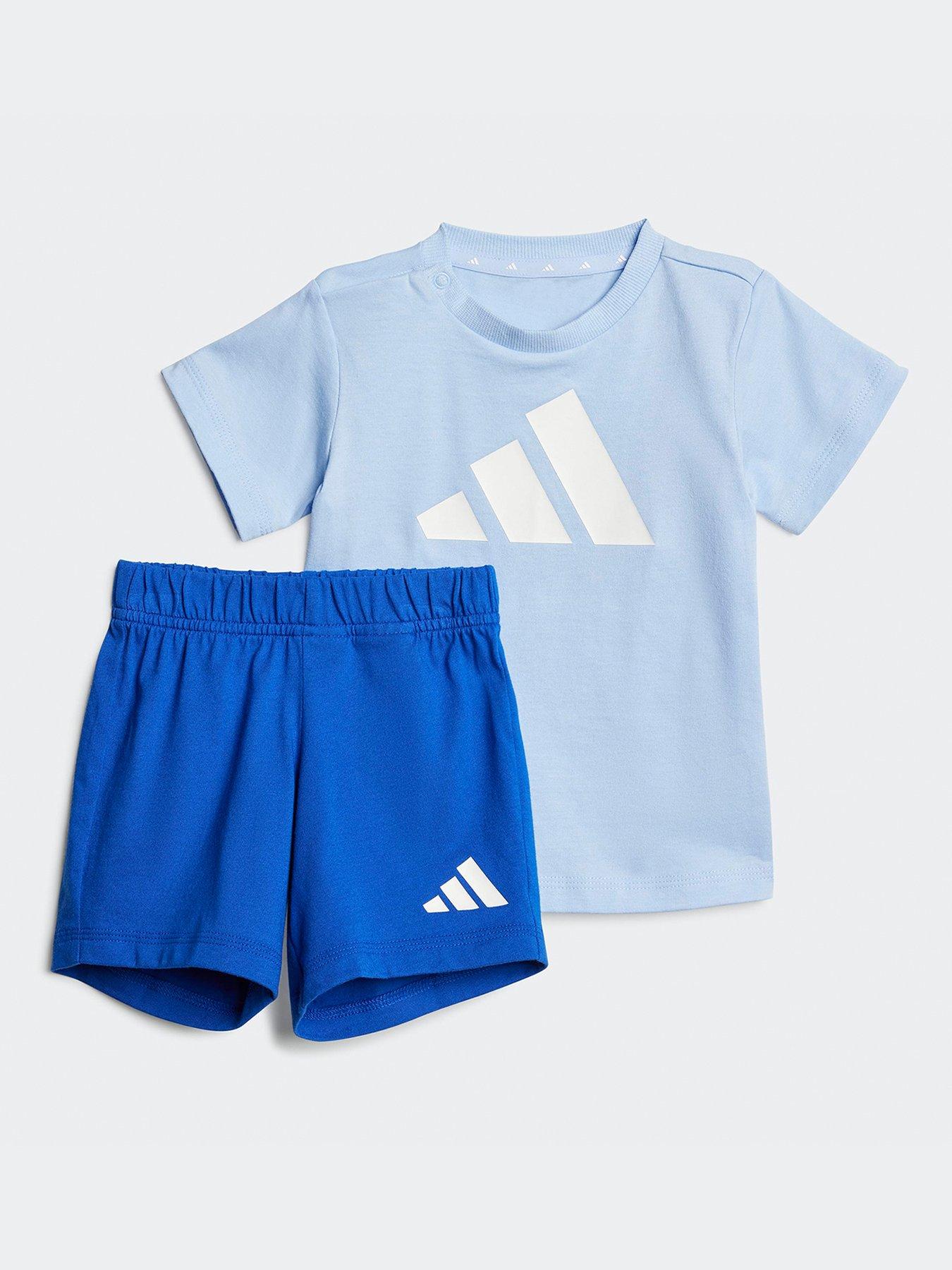 Image 1 of 5 of adidas Sportswear Infant Boys Essentials Tee Set -blue