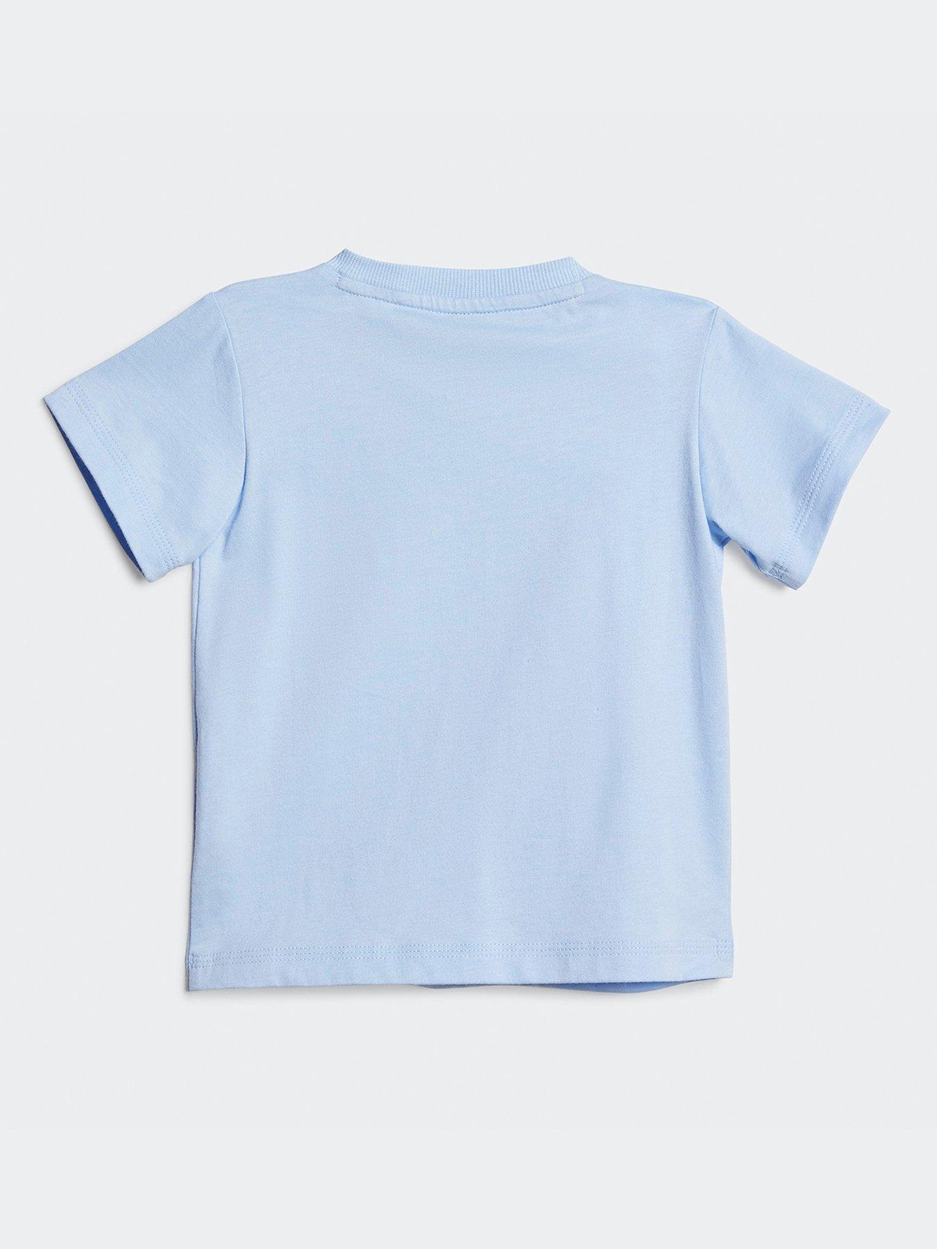 Image 2 of 5 of adidas Sportswear Infant Boys Essentials Tee Set -blue