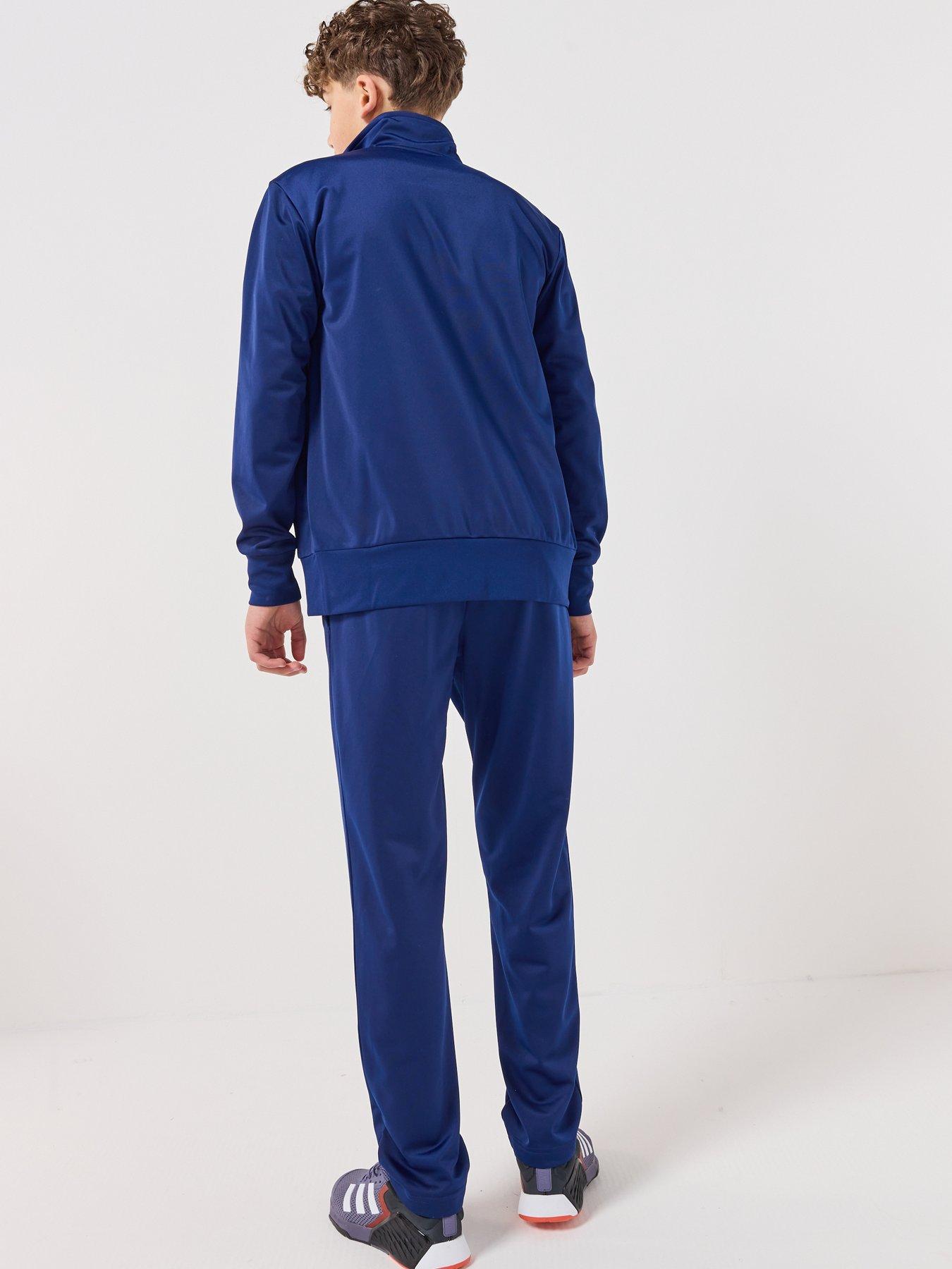 Image 2 of 6 of adidas Sportswear Junior Boys Tricot Tracksuit-blue