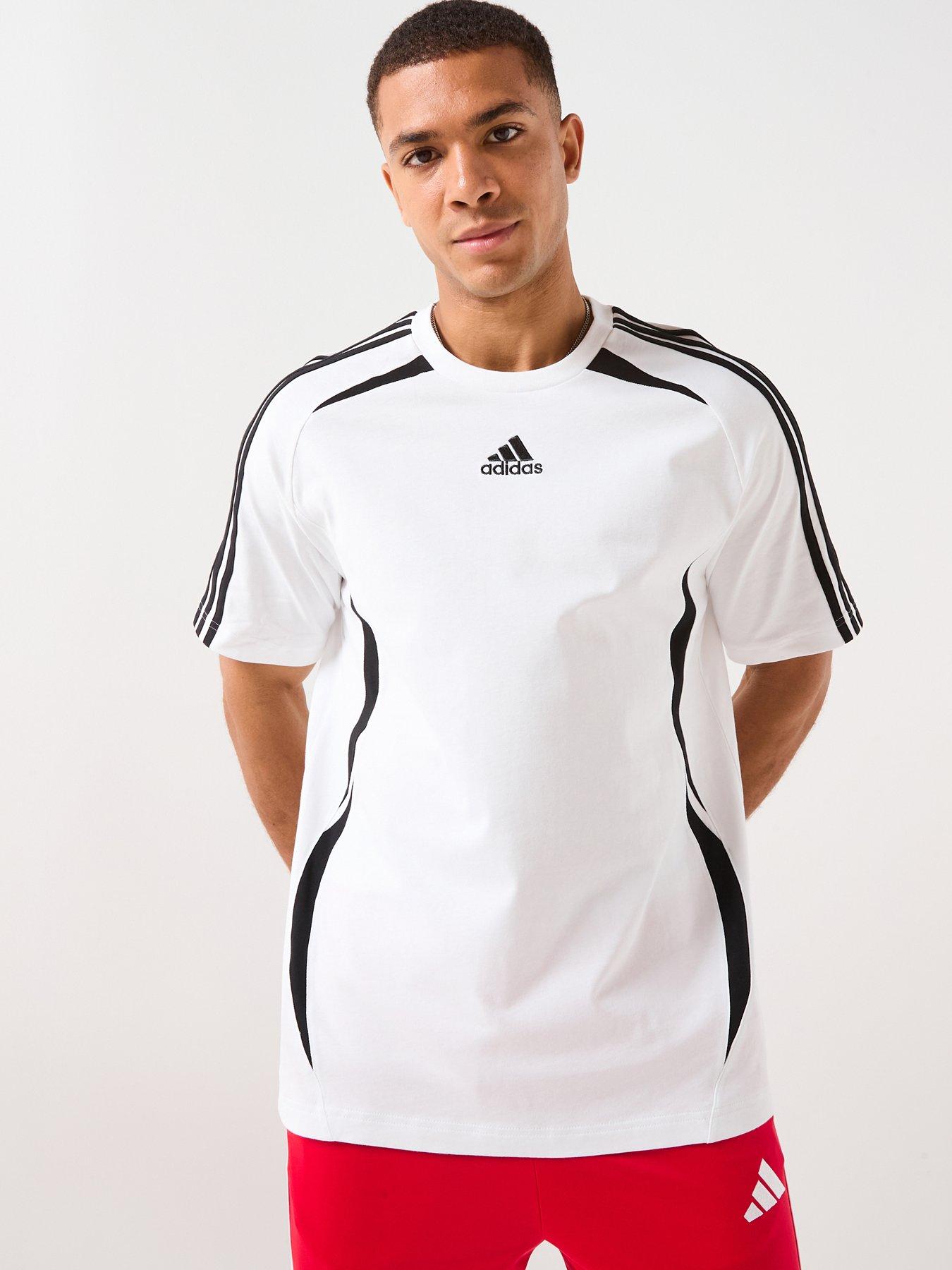 Image 1 of 6 of adidas Sportswear Men's Teamgeist Cotton Tee - White