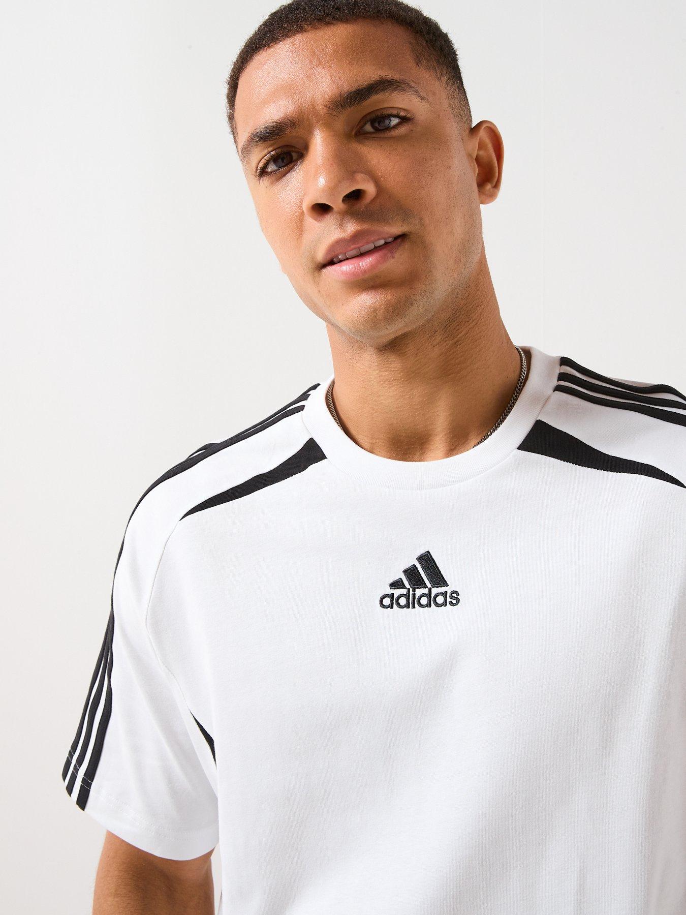 Image 4 of 6 of adidas Sportswear Men's Teamgeist Cotton Tee - White