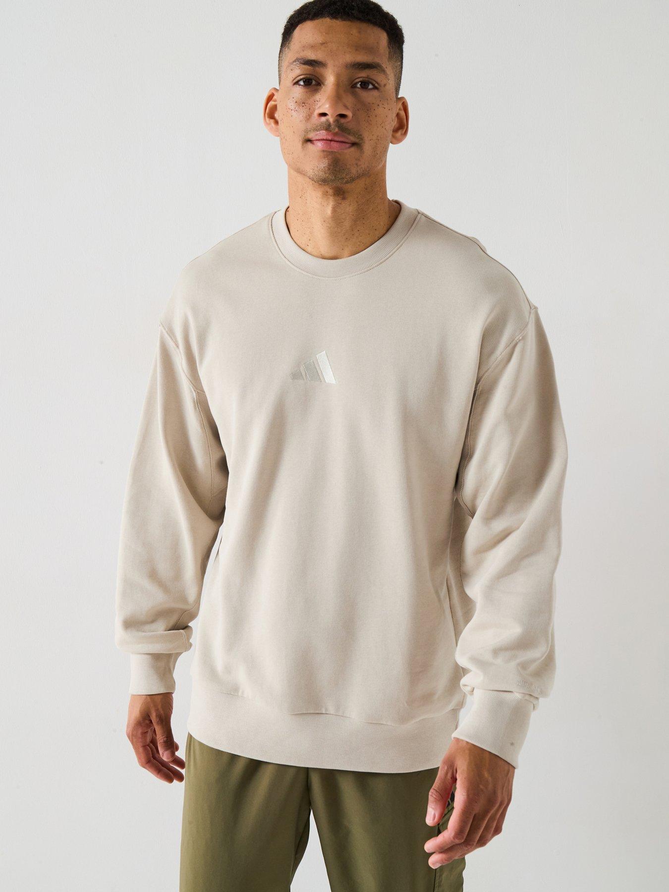 adidas Sportswear Men's All Szn French Terry Crew Sweatshirt - Grey