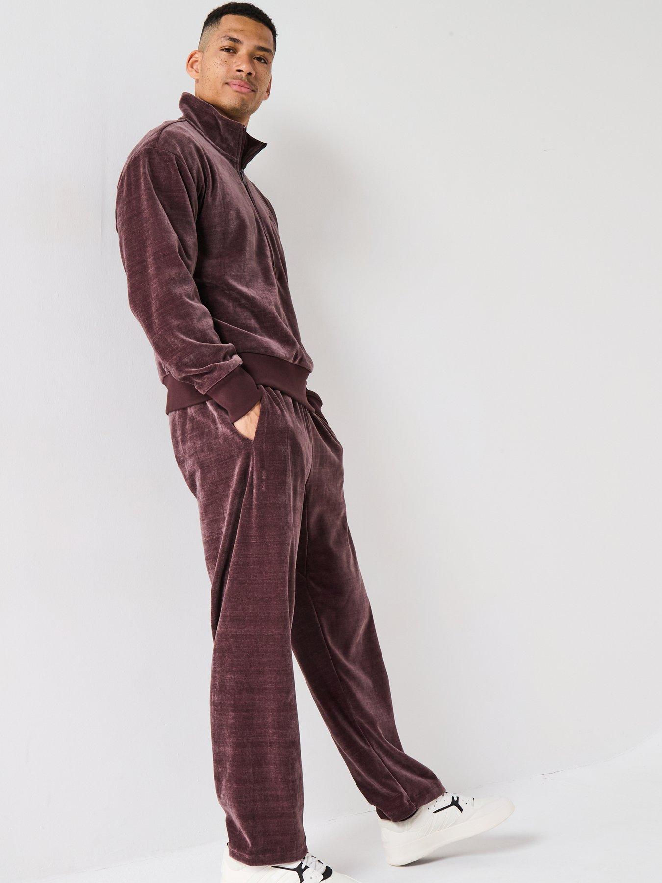 Image 4 of 6 of adidas Sportswear Men's All Szn Luxe Open Hem Pants - Brown