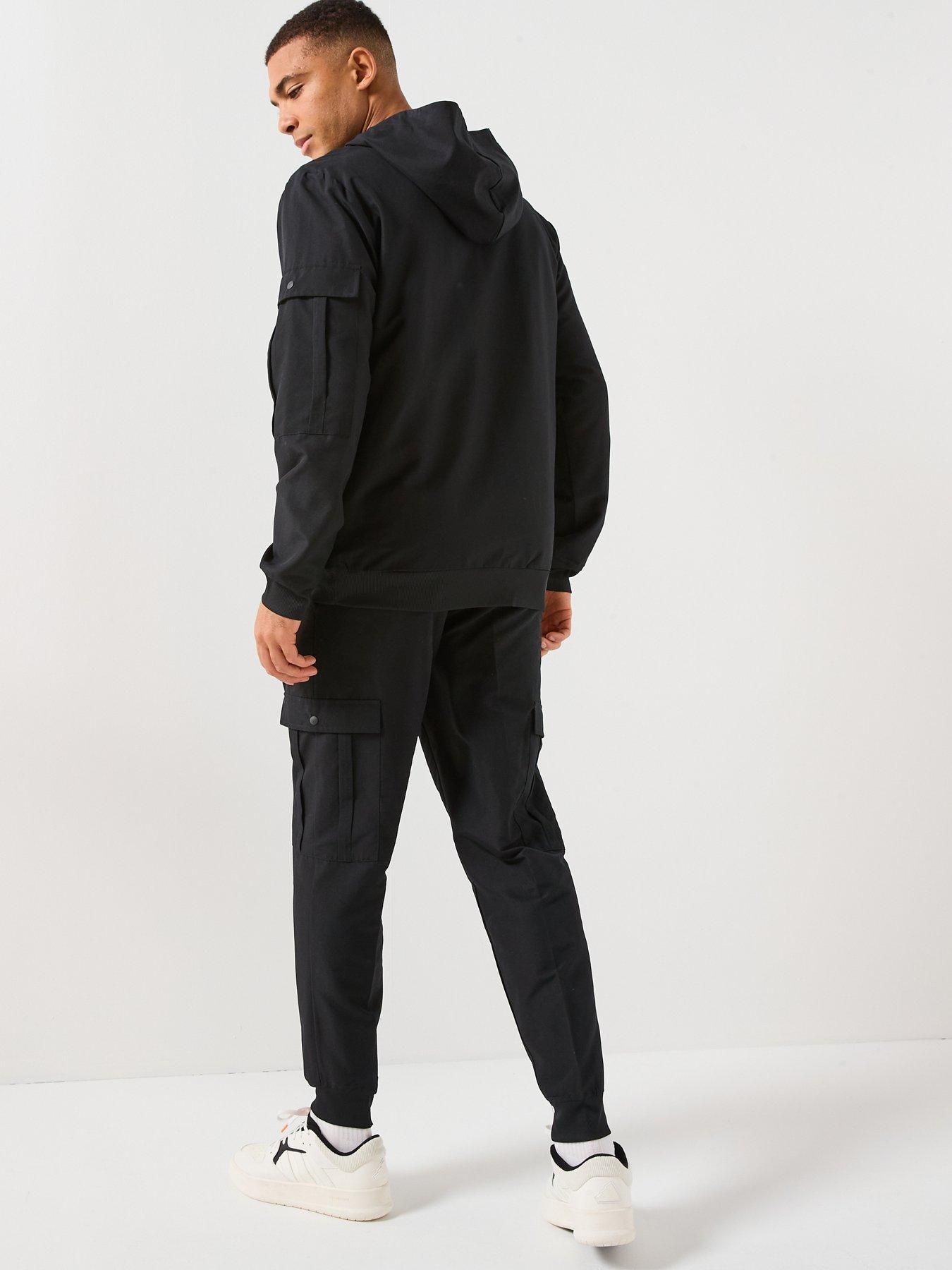 adidas-sportswear-mens-cargo-tracksuit-blackstillFront