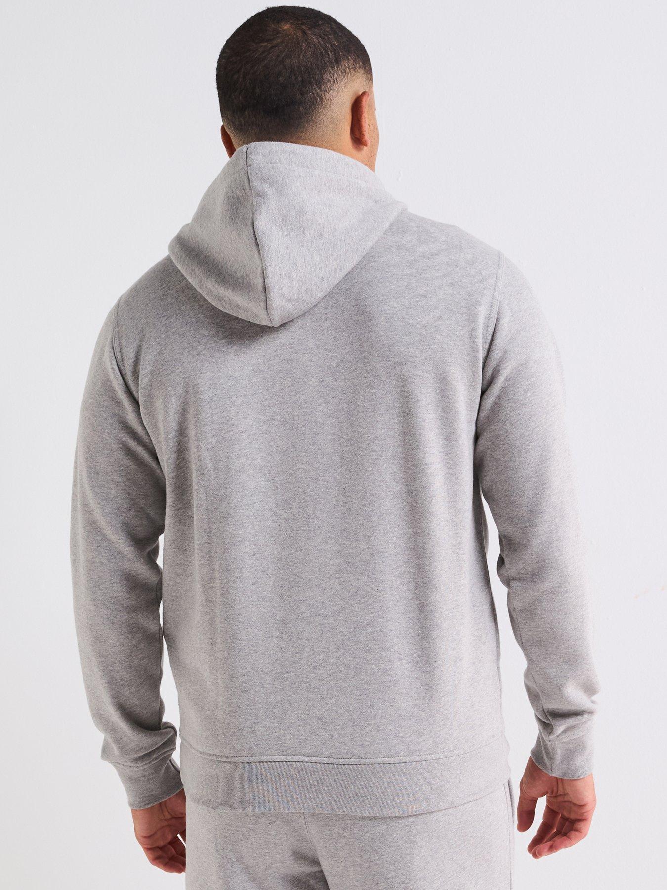 adidas-originals-mens-trefoil-essentials-hoodie-greystillFront