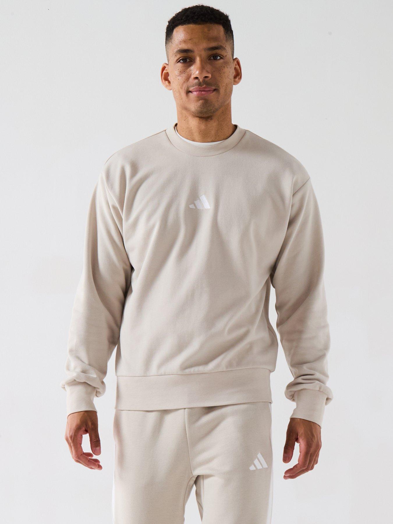 adidas Sportswear Men's Essentials Feelcozy French Terry Sweatshirt - Grey