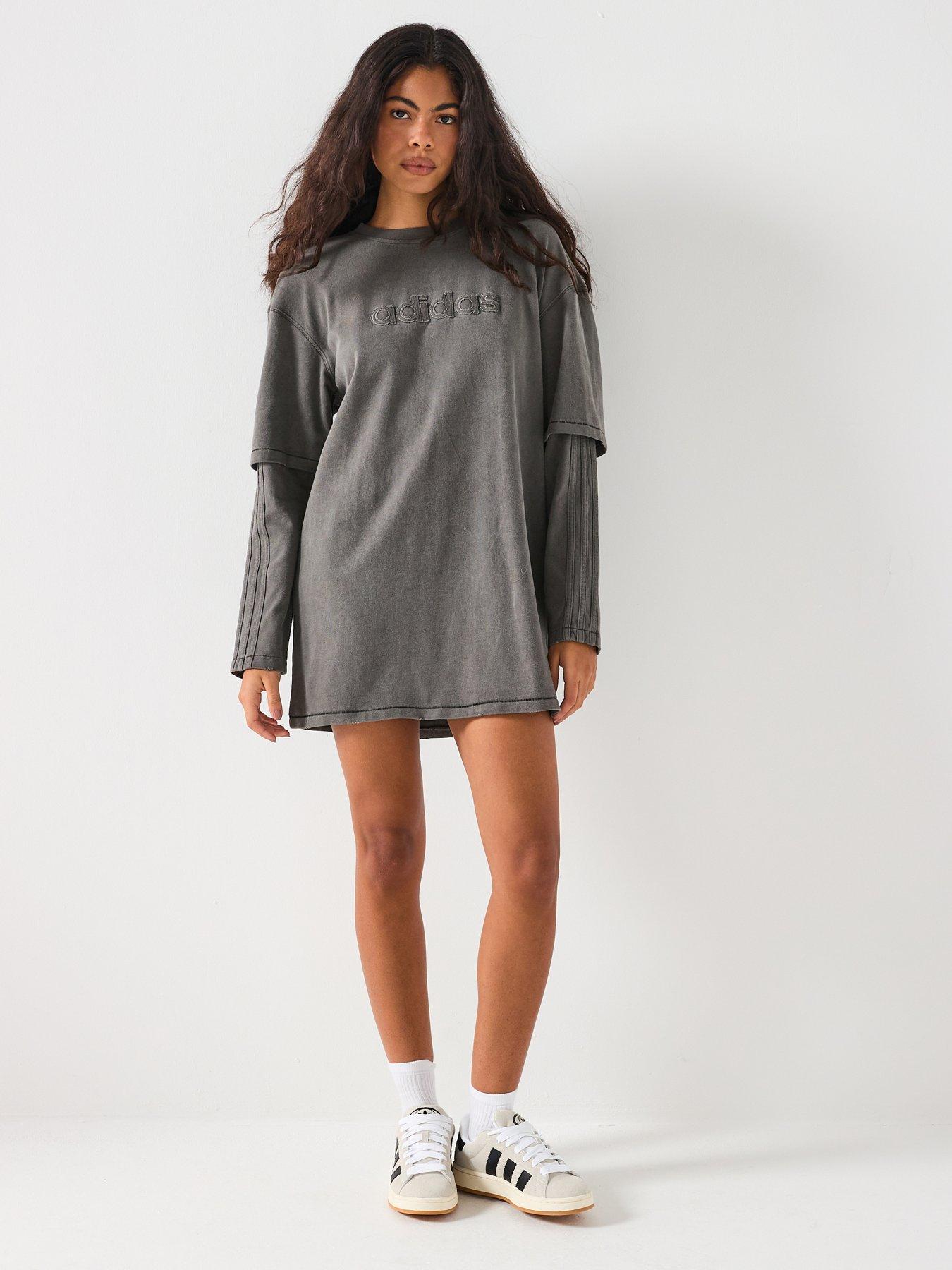 adidas Originals Women's Long Sleeve Dress - Black | Very Ireland