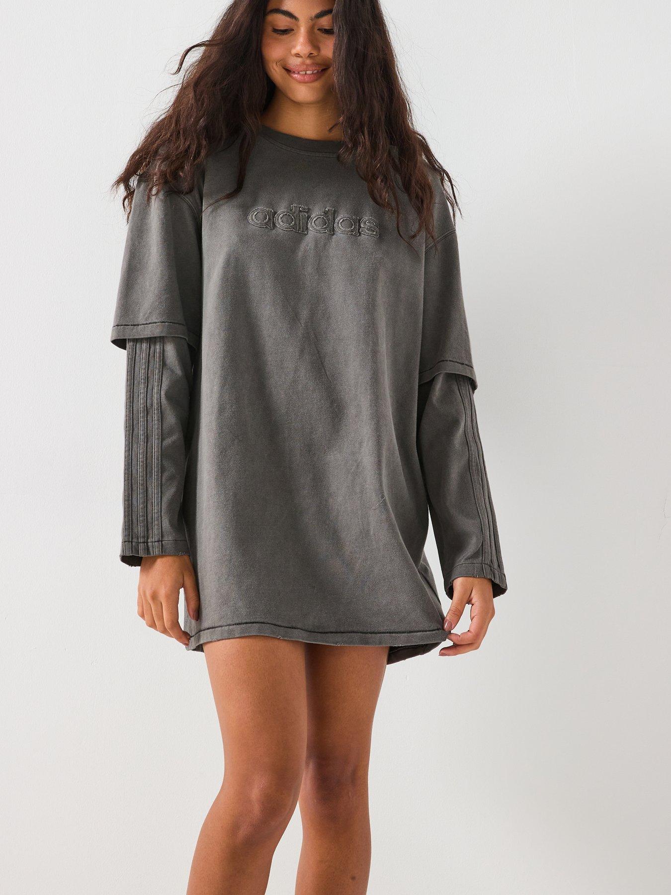adidas Originals Women's Long Sleeve Dress - Black | Very Ireland