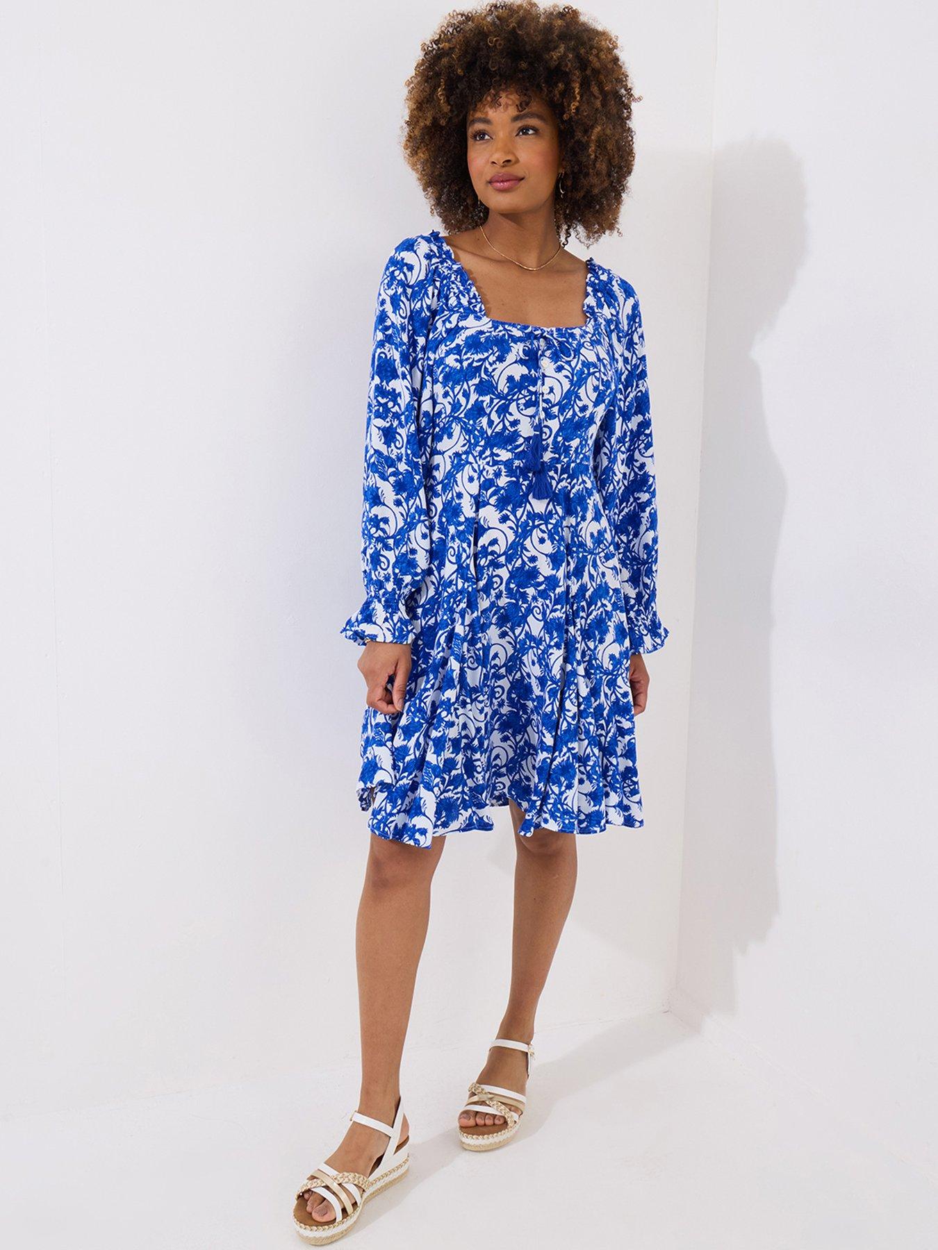 joe-browns-grecian-dreams-short-dress-blue
