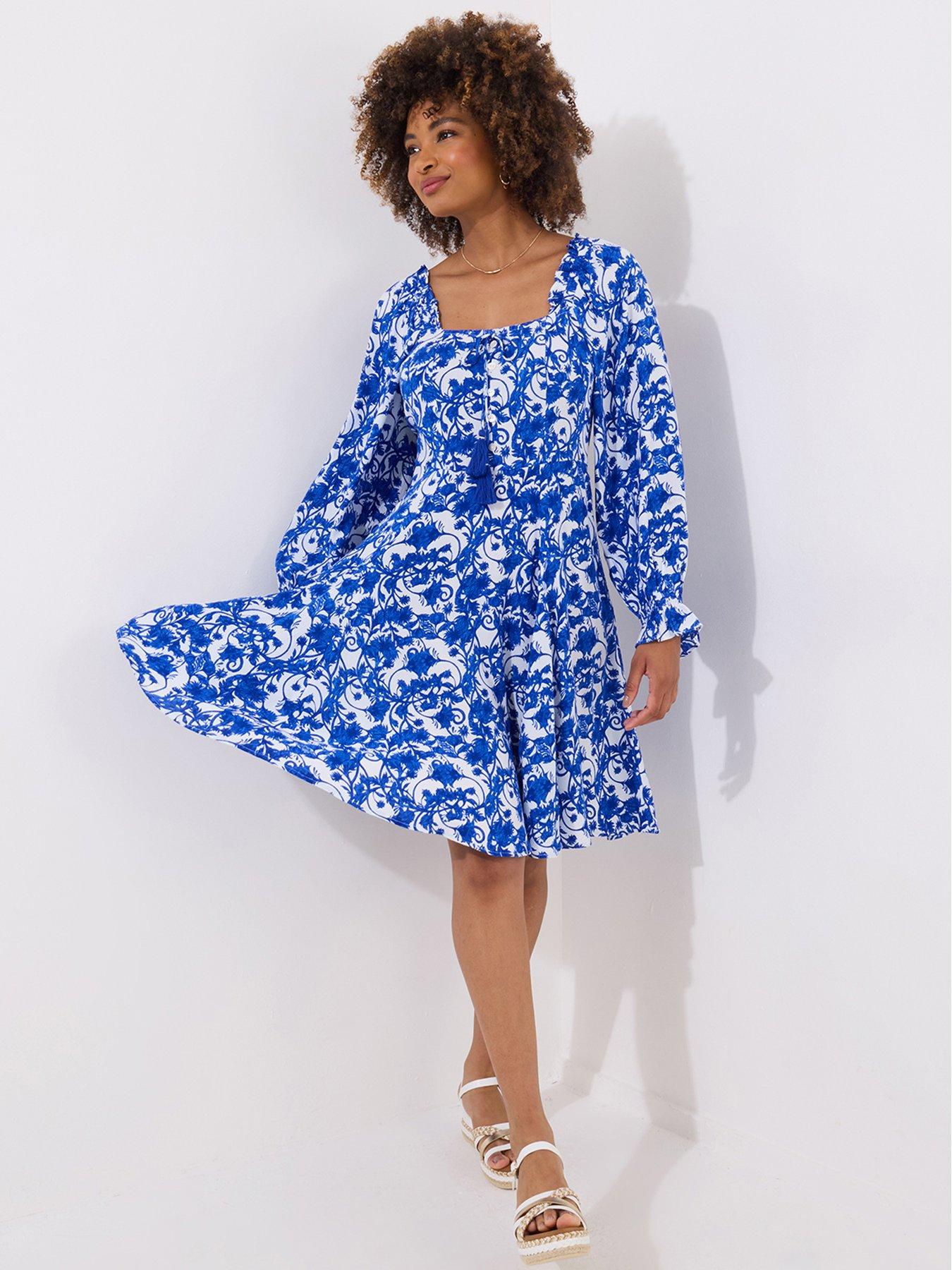 joe-browns-grecian-dreams-short-dress-bluestillFront