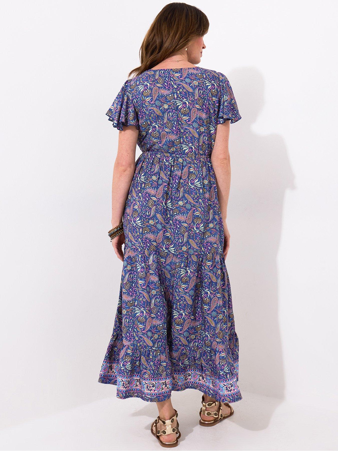 Image 2 of 5 of Joe Browns Petite Christie Boho Printed Maxi Dress - Navy