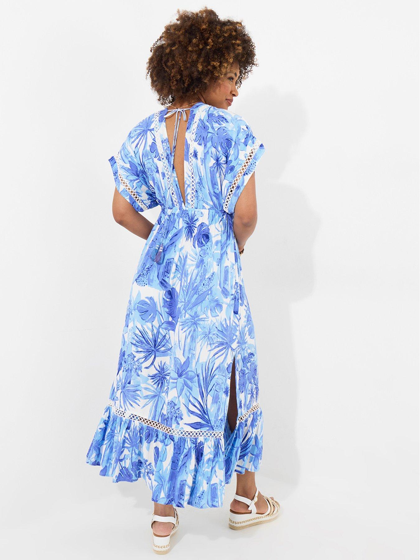 Image 3 of 5 of Joe Browns Blue Skies Maxi Dress - Blue