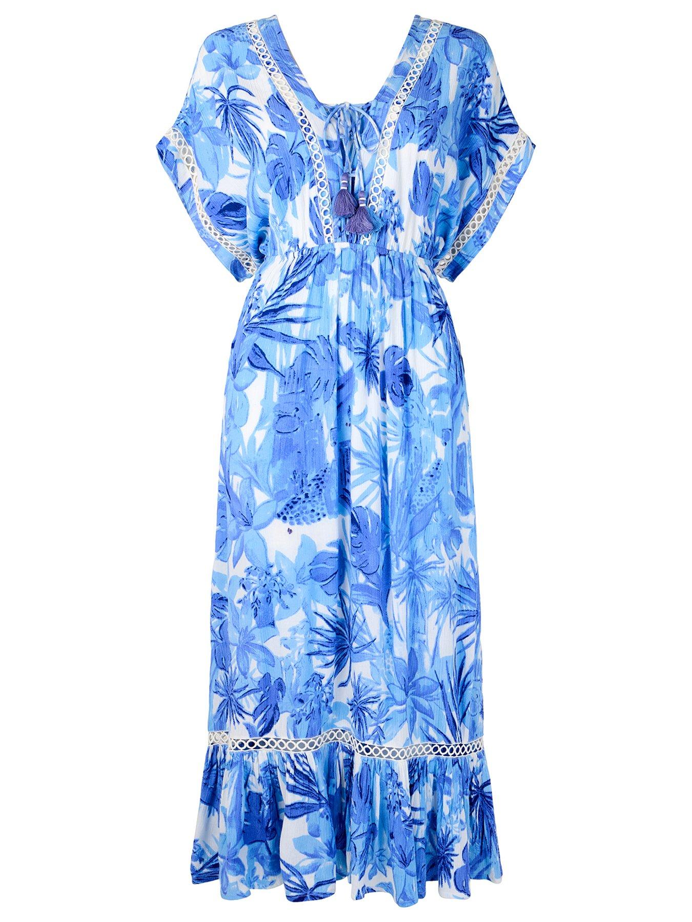 Image 5 of 5 of Joe Browns Blue Skies Maxi Dress - Blue