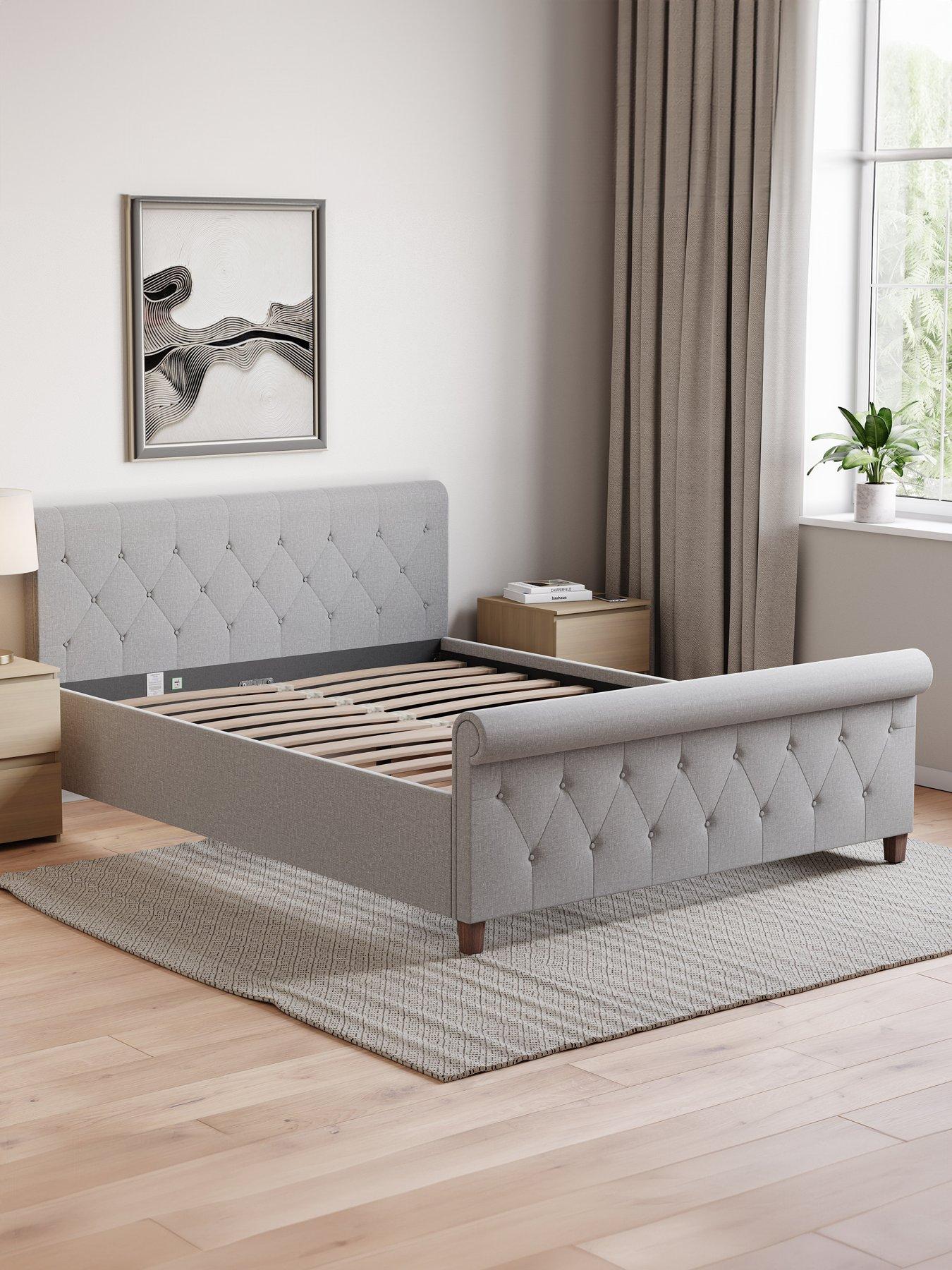 Image 3 of 7 of Vida Designs Vittorio Linen Double Bed