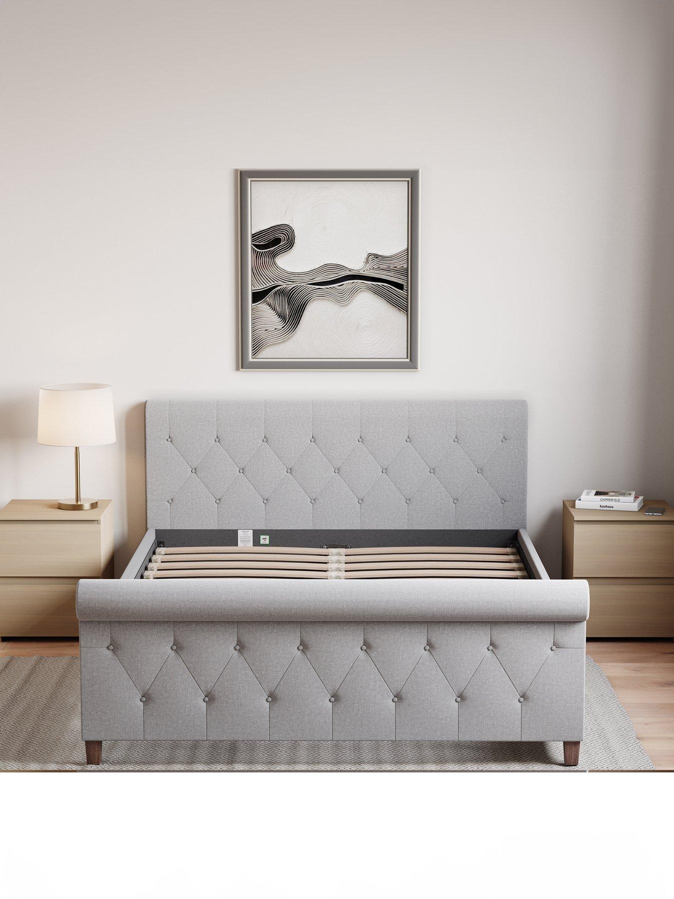 Image 4 of 7 of Vida Designs Vittorio Linen Double Bed