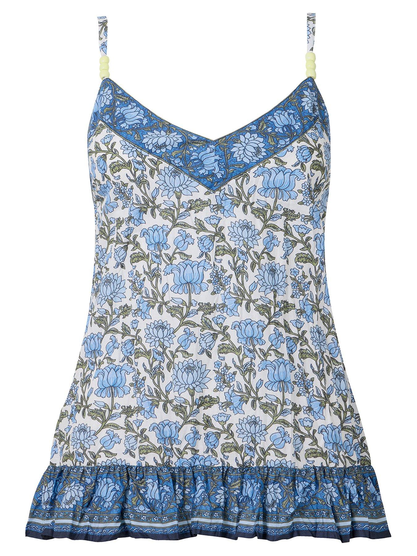 Image 6 of 6 of Joe Browns Skies Printed Cami - Blue