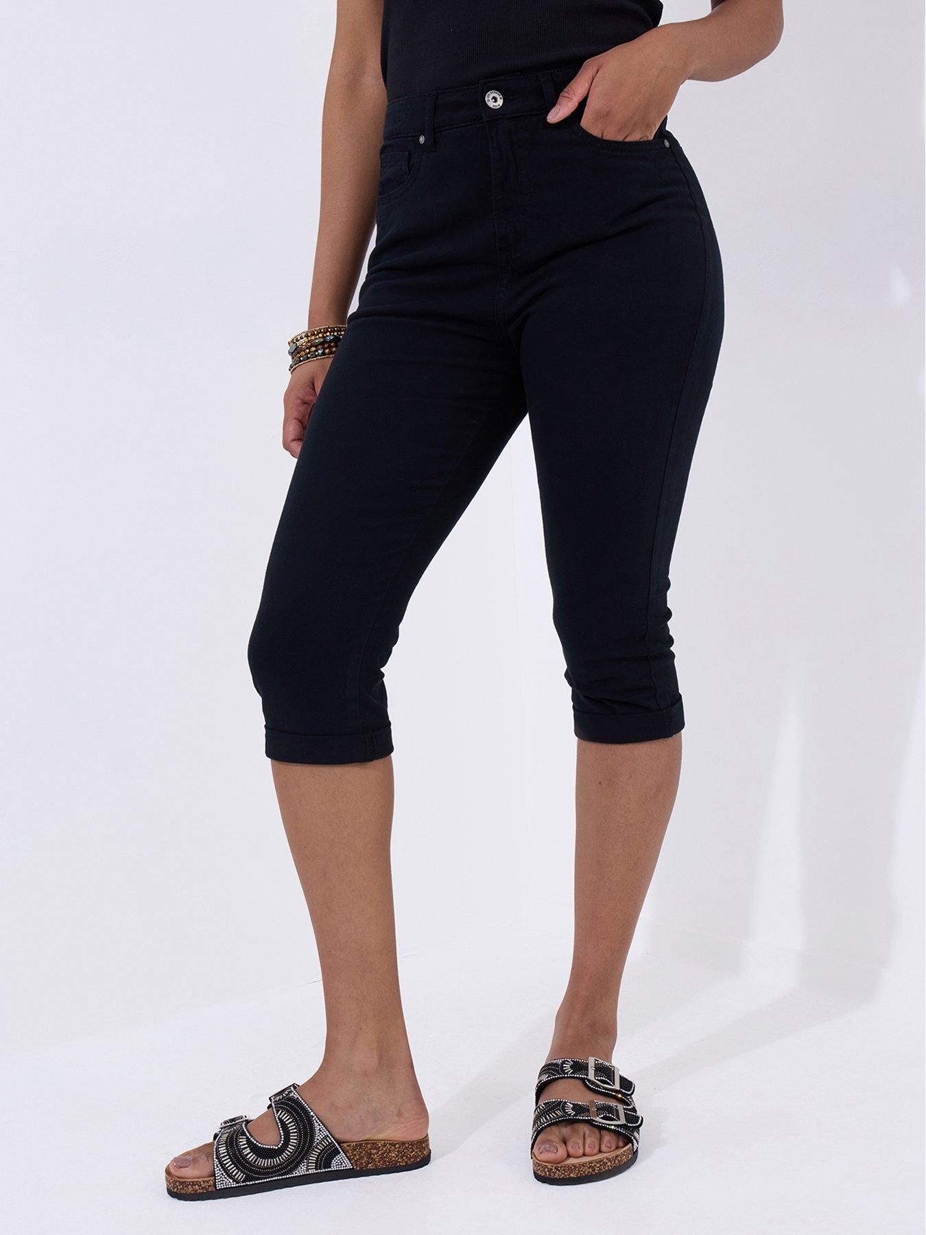 Image 1 of 5 of Joe Browns Summer Nights Capri Pants - Black