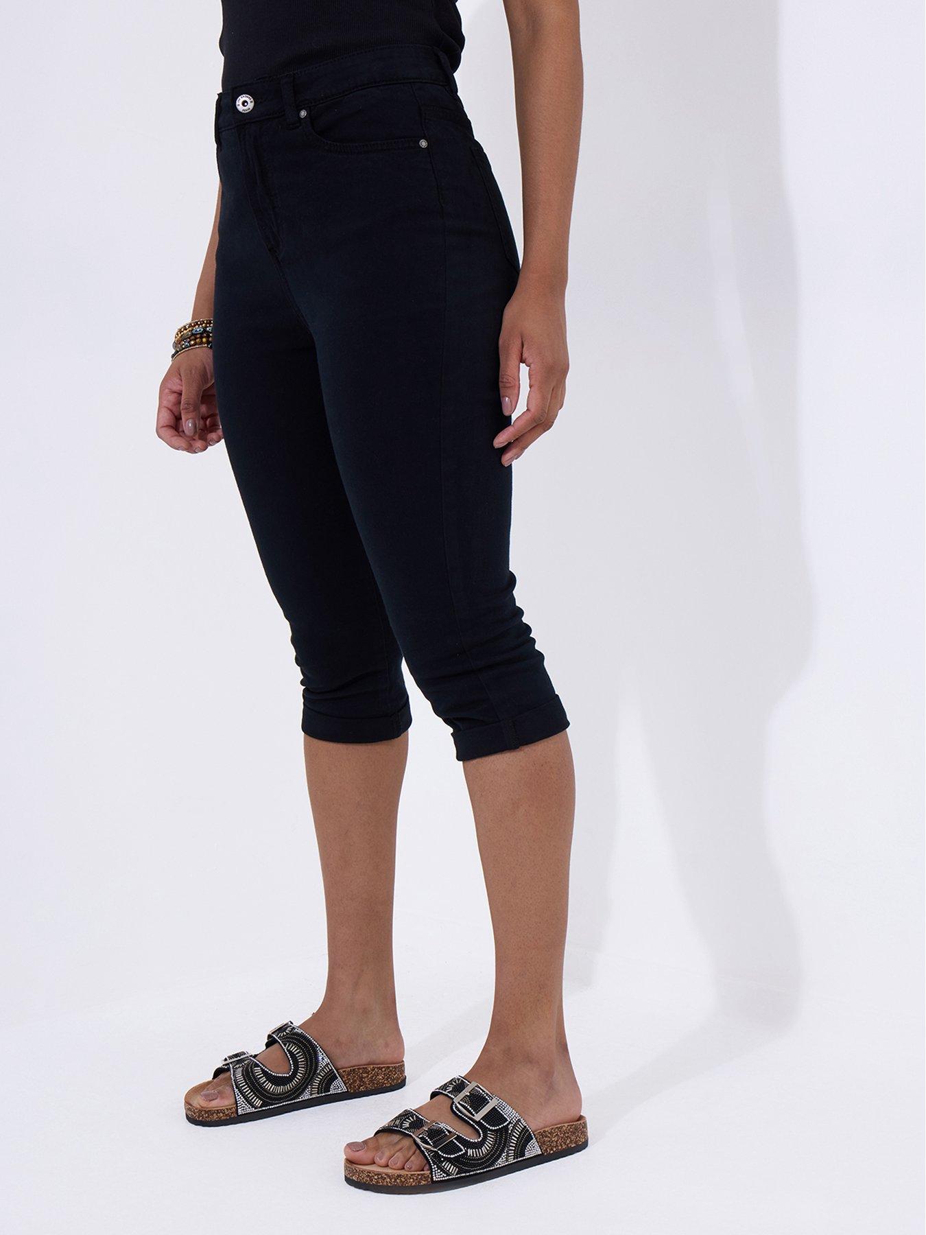 Image 4 of 5 of Joe Browns Summer Nights Capri Pants - Black