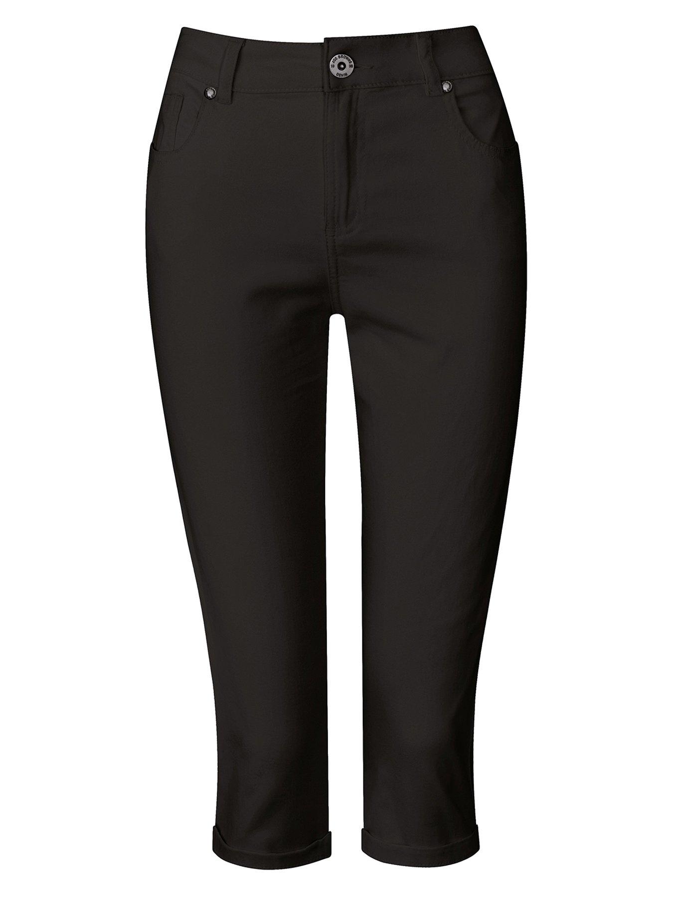 Image 5 of 5 of Joe Browns Summer Nights Capri Pants - Black