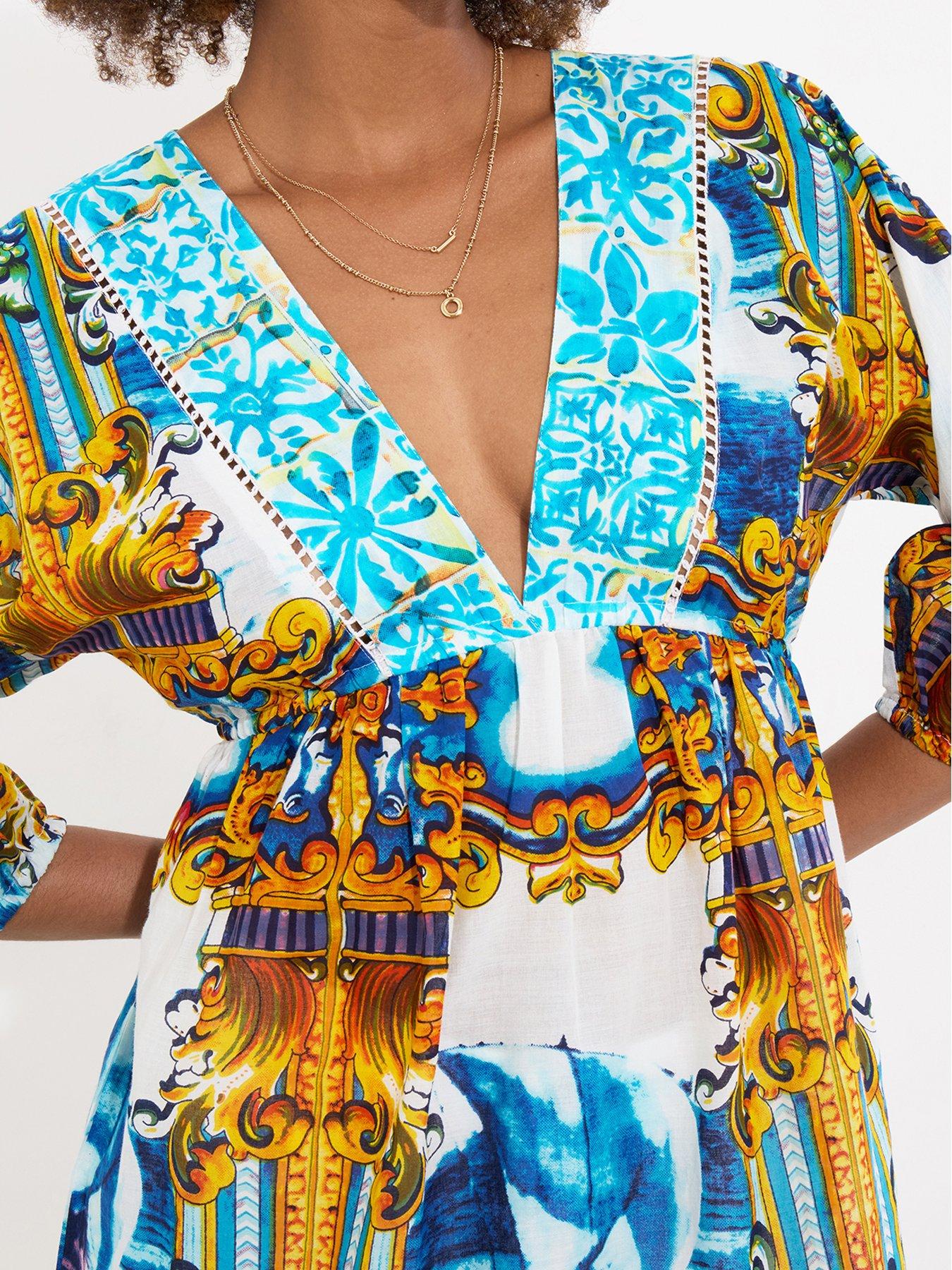 Image 4 of 5 of Joe Browns Sail Away Printed Tunic - Blue