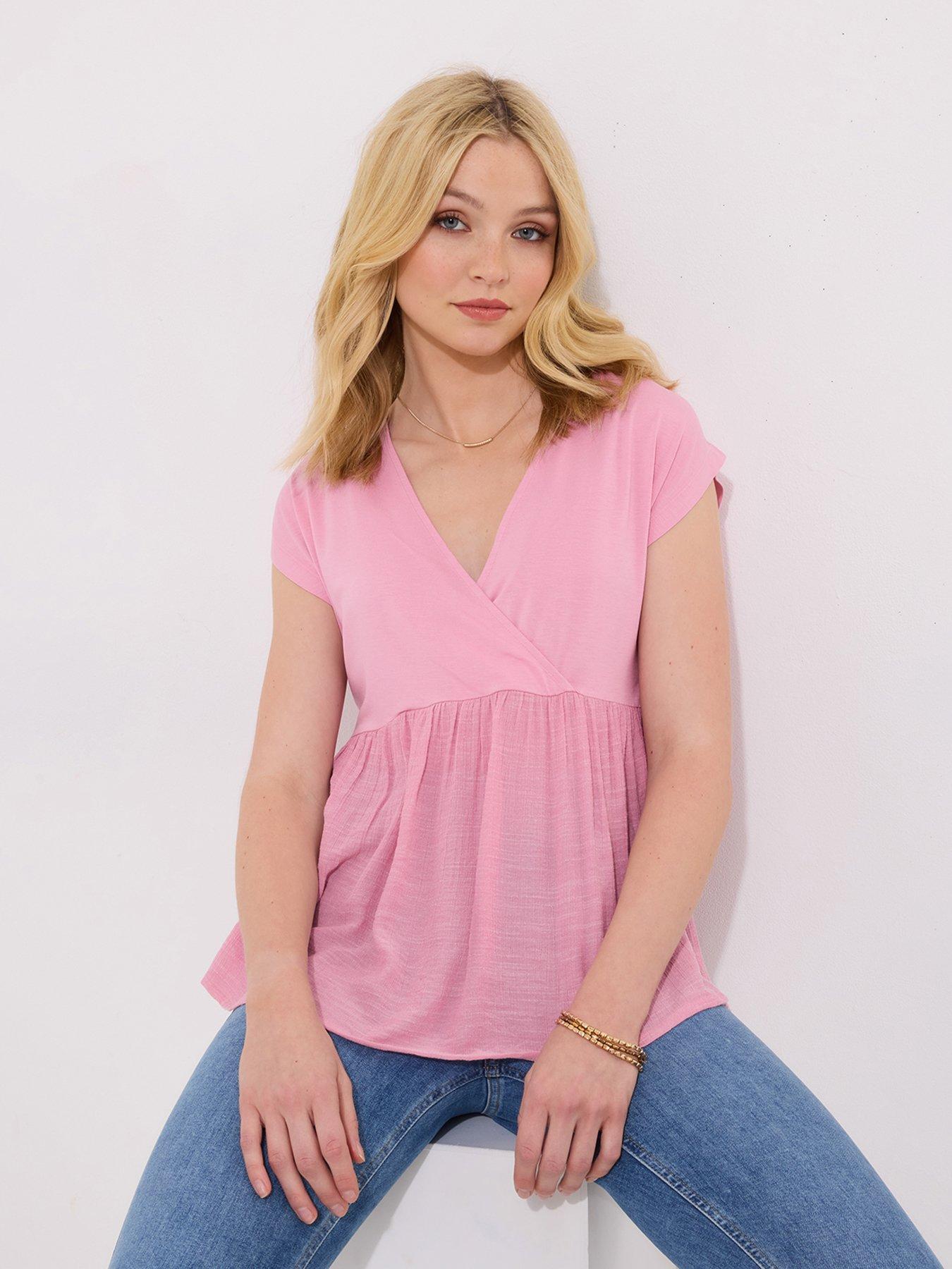 Image of Joe Browns Casual Charm Loose Fit Top - Pink
