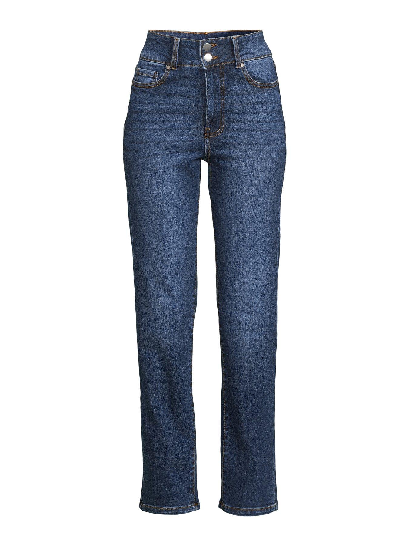 Image 7 of 7 of The Very Collection Shaping Straight Fit Jeans - Dark Wash