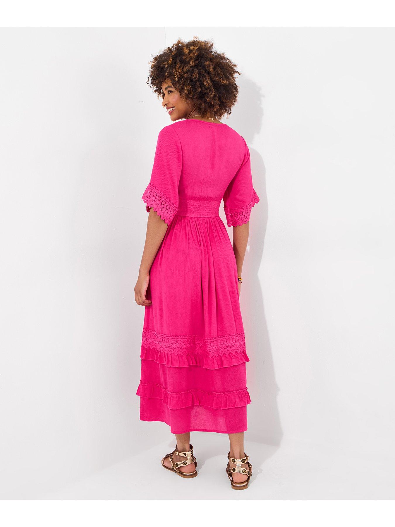 Image 3 of 4 of Joe Browns Petite Boho Days Maxi Dress - Pink
