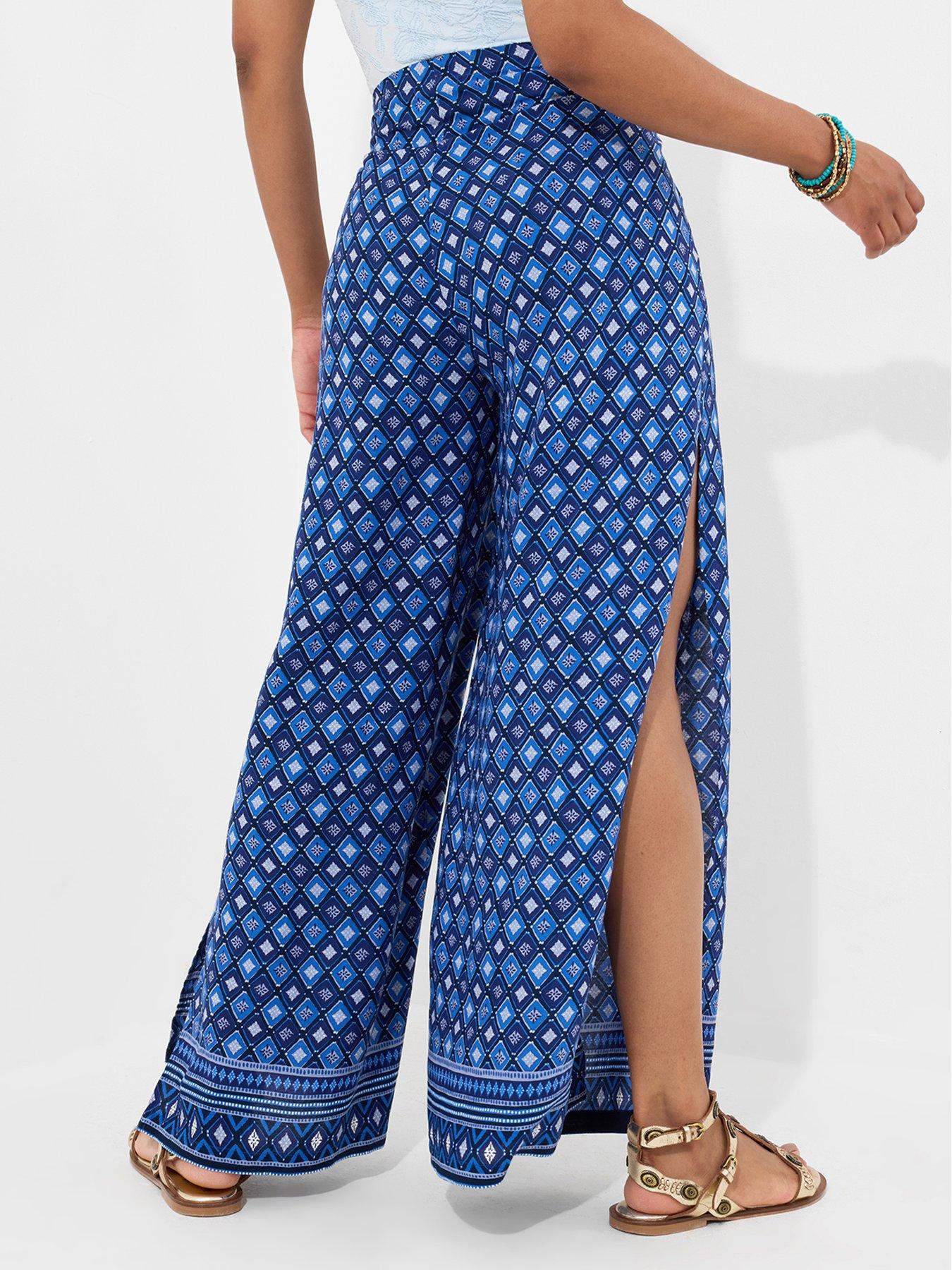 Image 3 of 5 of Joe Browns That's A Wrap Beach Trousers - Blue