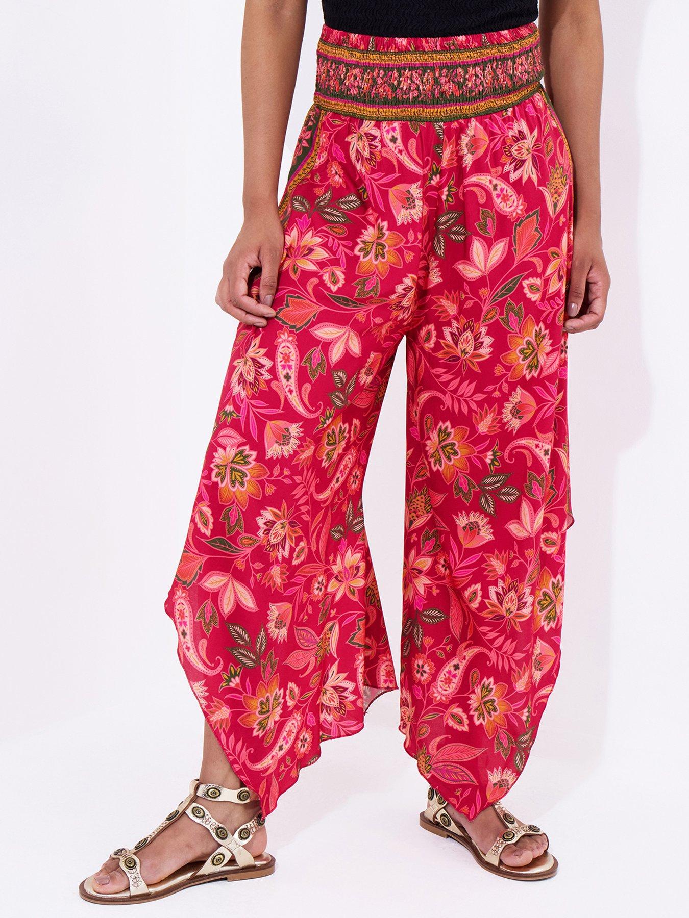 Image 1 of 6 of Joe Browns Perfect Summer Beach Trousers - Pink