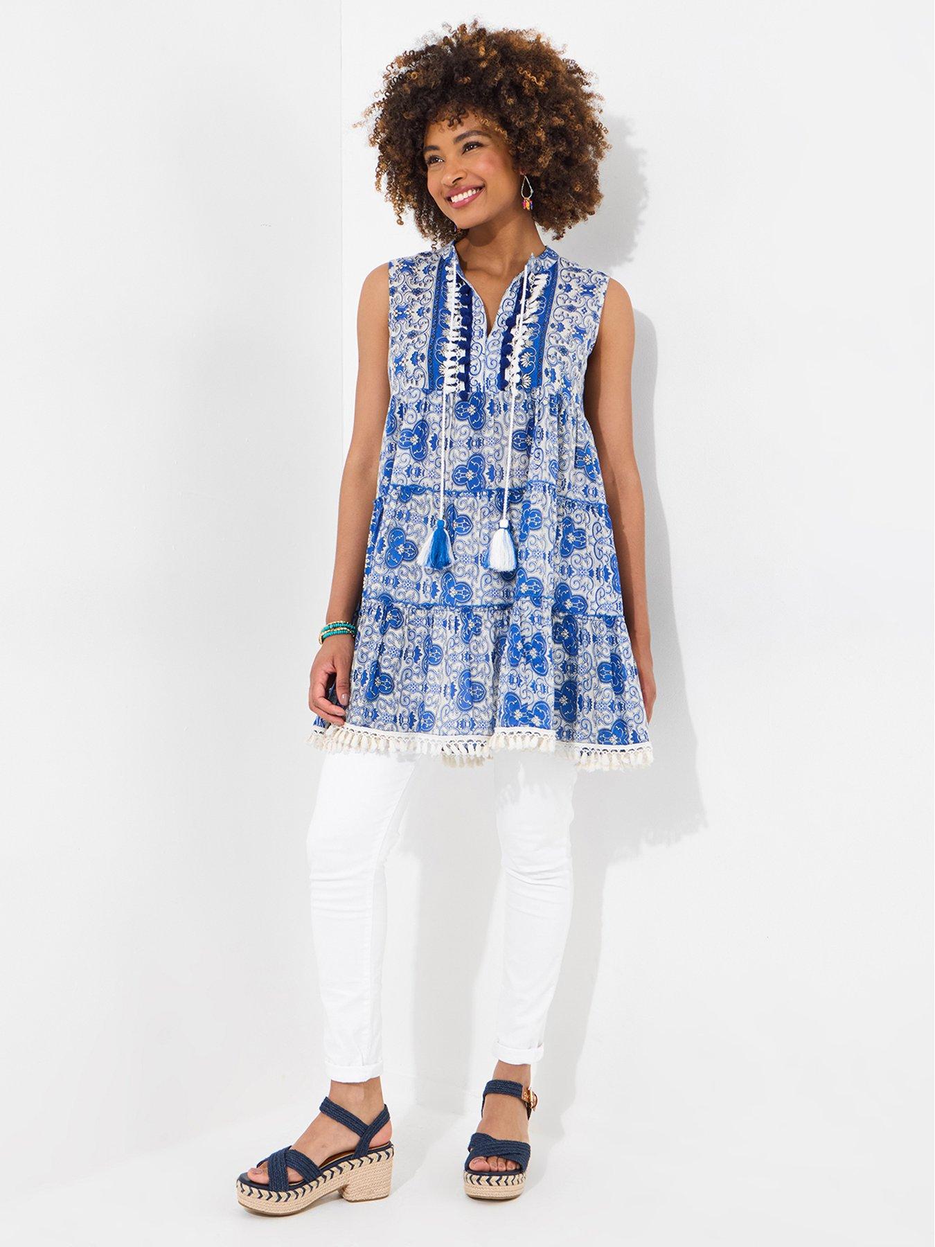 joe-browns-pom-pom-trim-sleeveless-tunic-bluestillFront