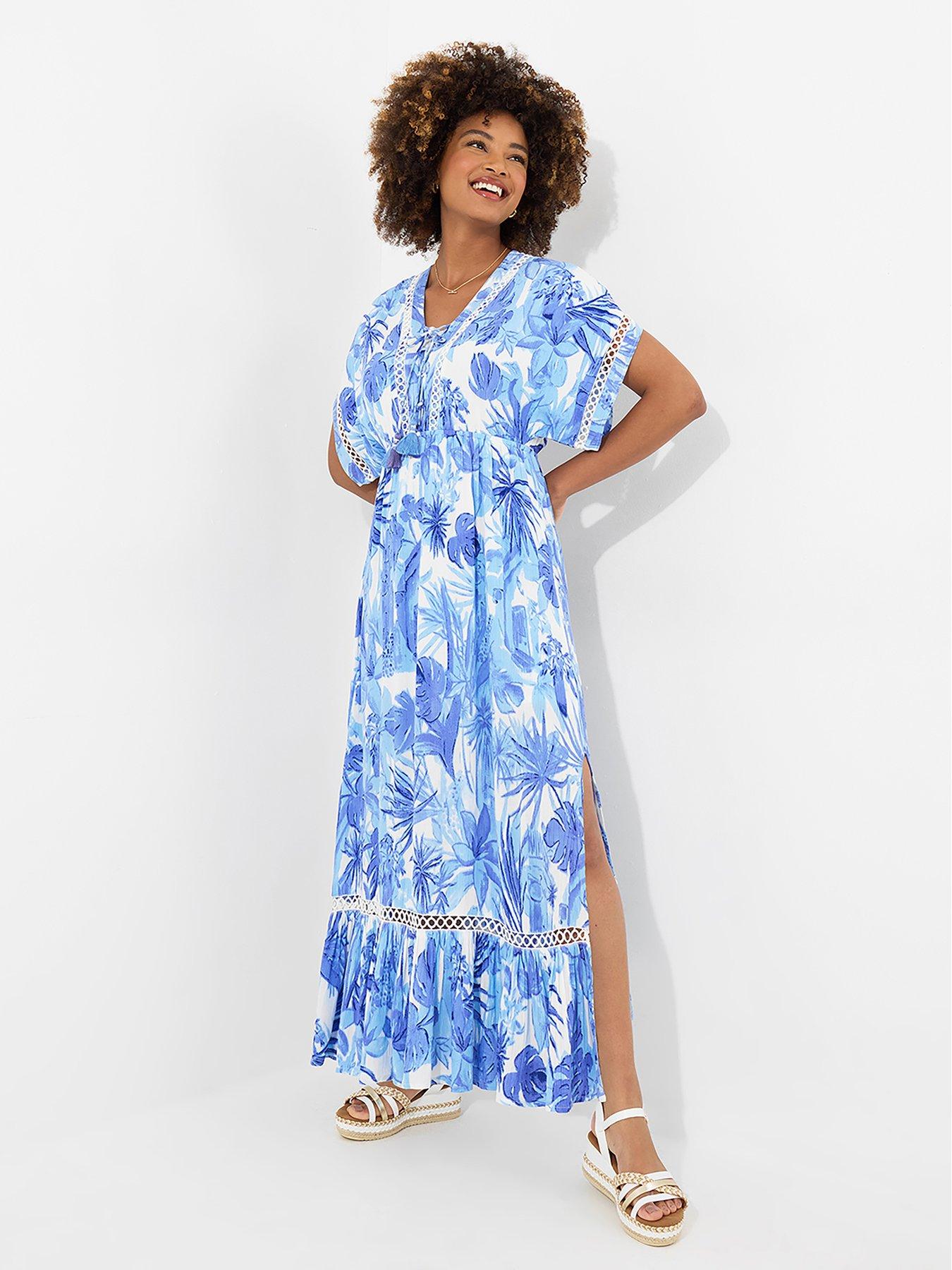 Joe Browns Petite Blue Skies Maxi Dress - Blue