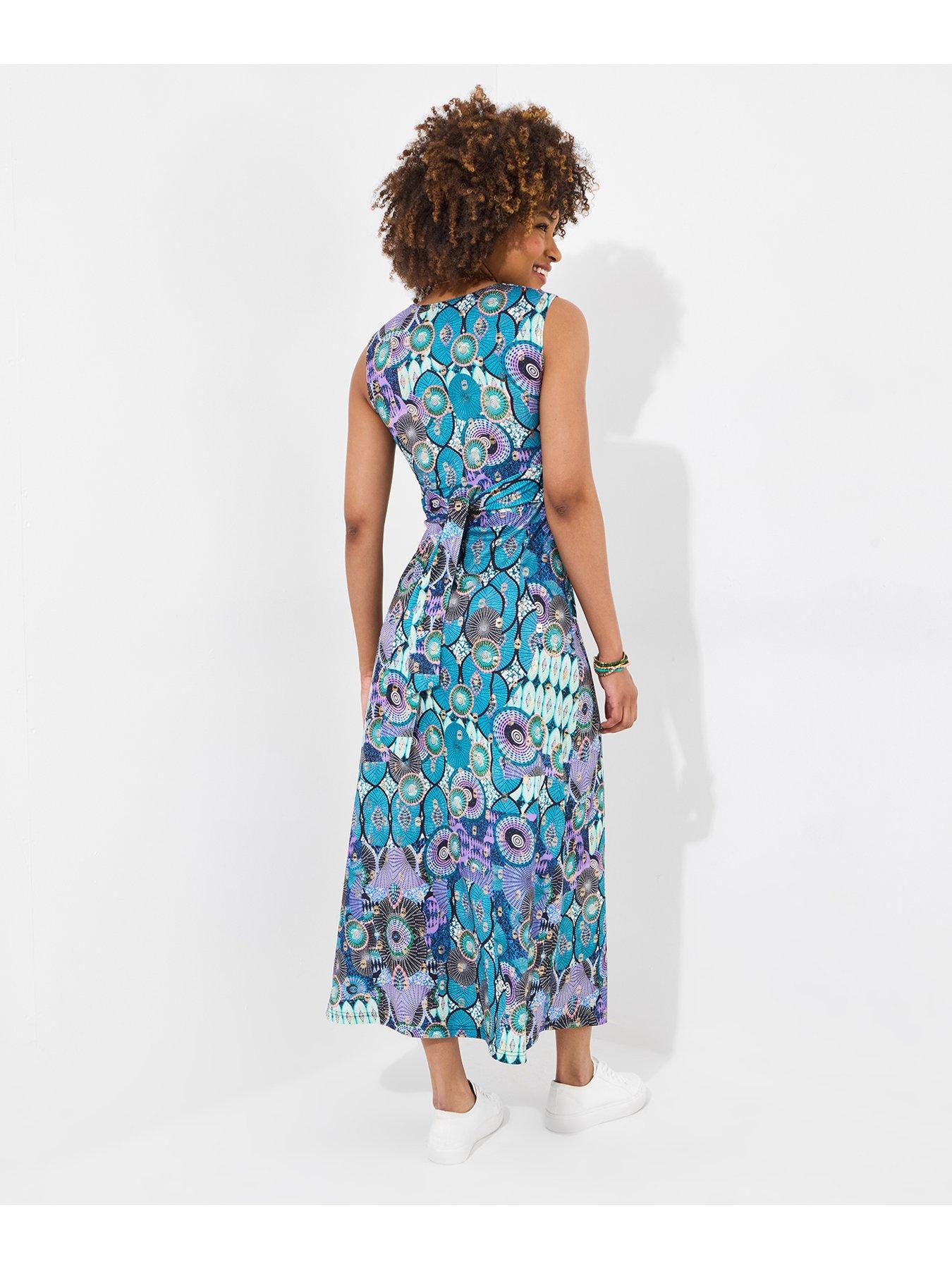 Image 3 of 5 of Joe Browns Marnie Printed Jersey Dress - Blue
