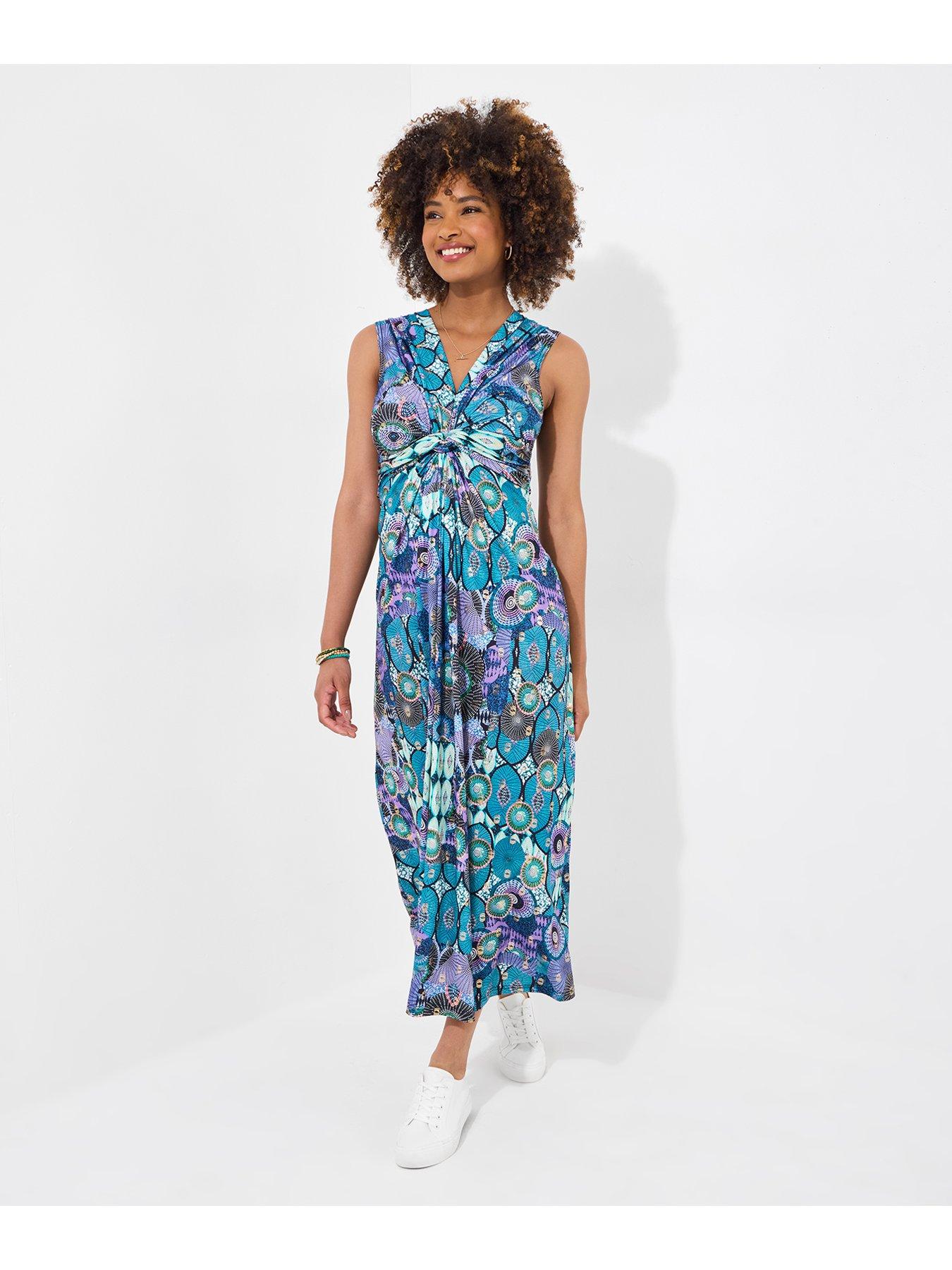 Image 4 of 5 of Joe Browns Marnie Printed Jersey Dress - Blue