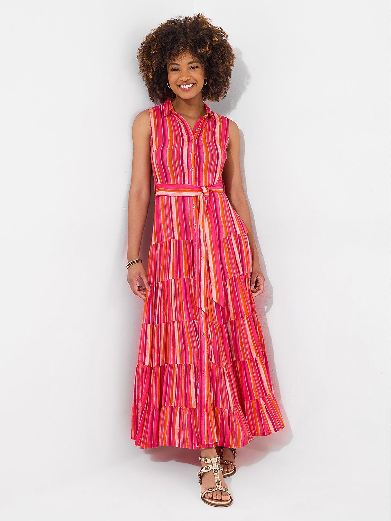 joe-browns-lucy-stripe-sleeveless-maxi-dress-pink