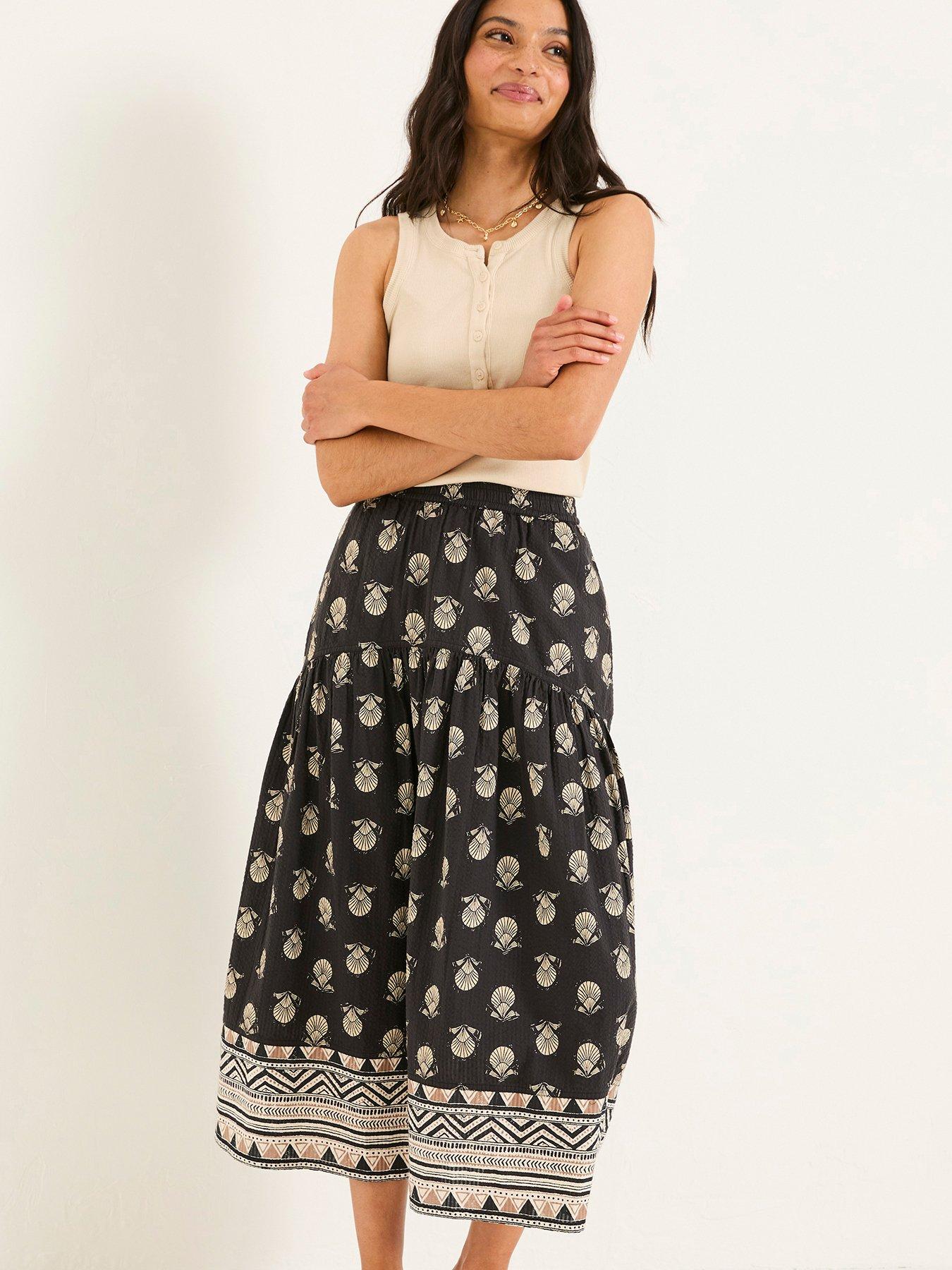 fatface-betty-lino-shells-skirt-black