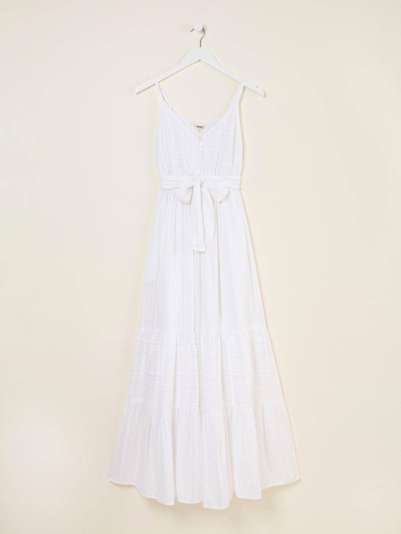 Image 6 of 6 of FatFace Thea Dress - White