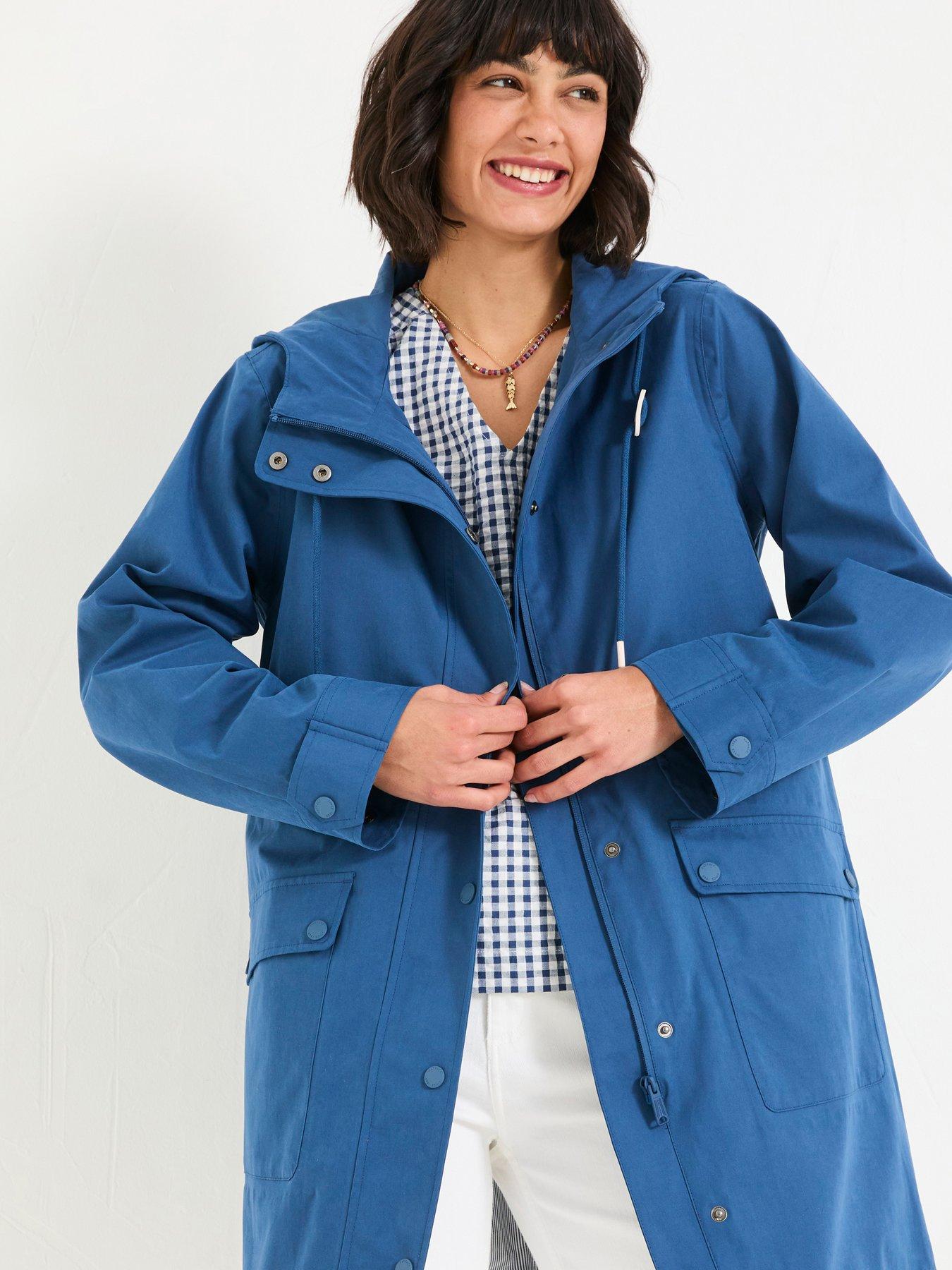 FatFace Lola Waterproof Coat - Navy