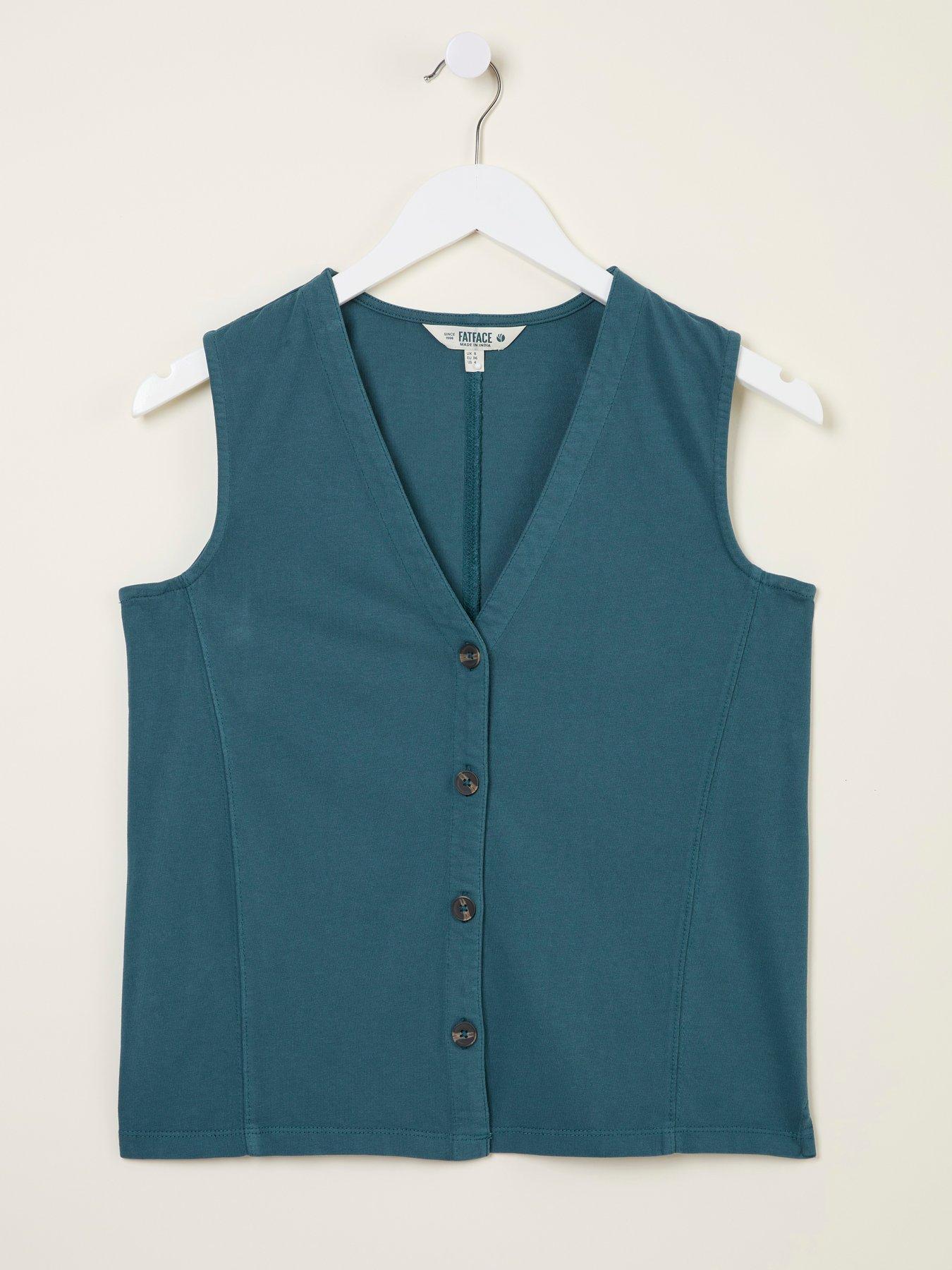 Image 5 of 5 of FatFace Joni Waistcoat - Blue