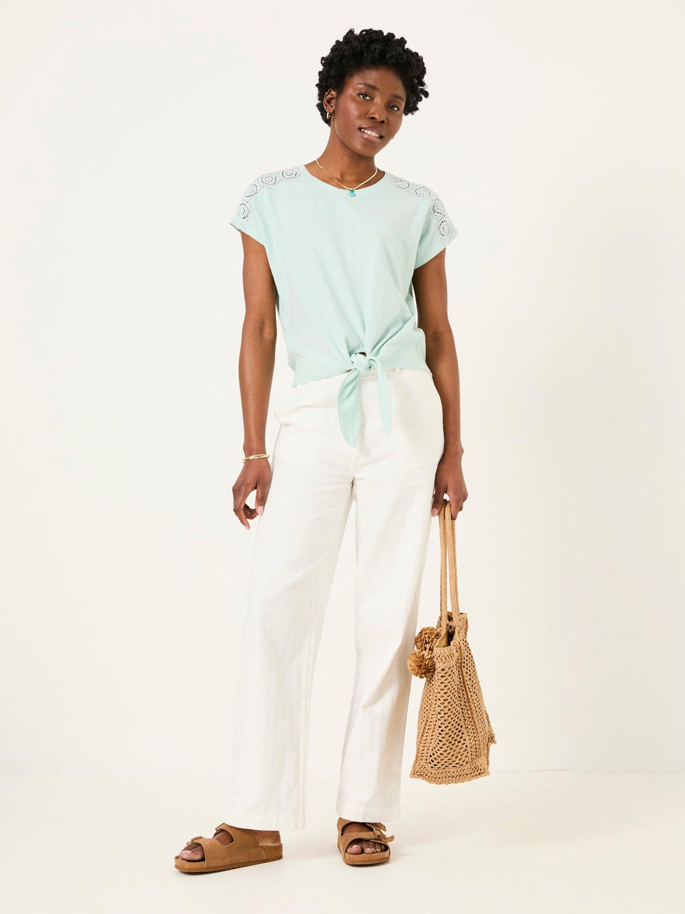 fatface-lace-tie-front-top-greenback
