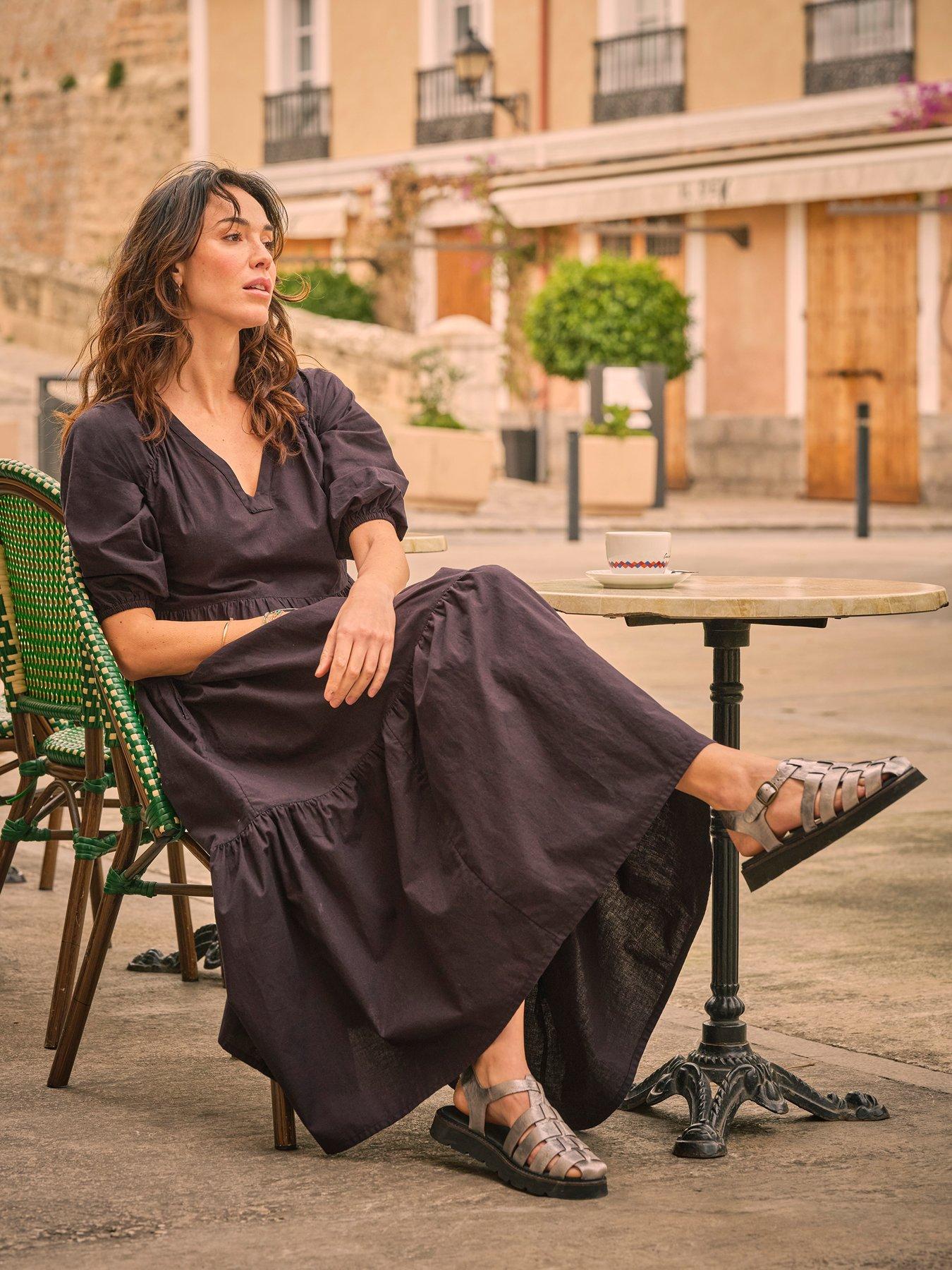 FatFace Kelly Maxi Dress - Black