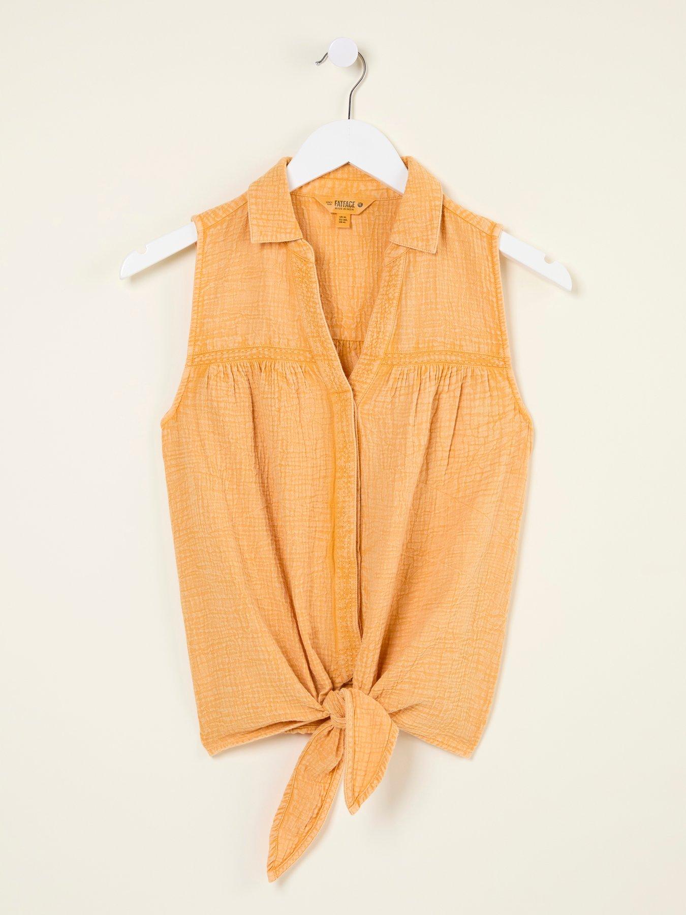 Image 5 of 5 of FatFace Sam Shirt - Orange