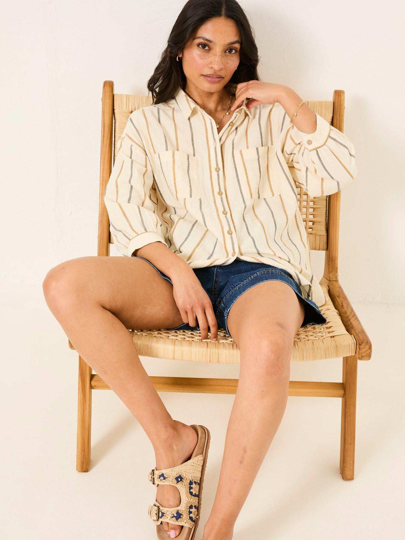 FatFace Whitney Stripe Shirt - Multi