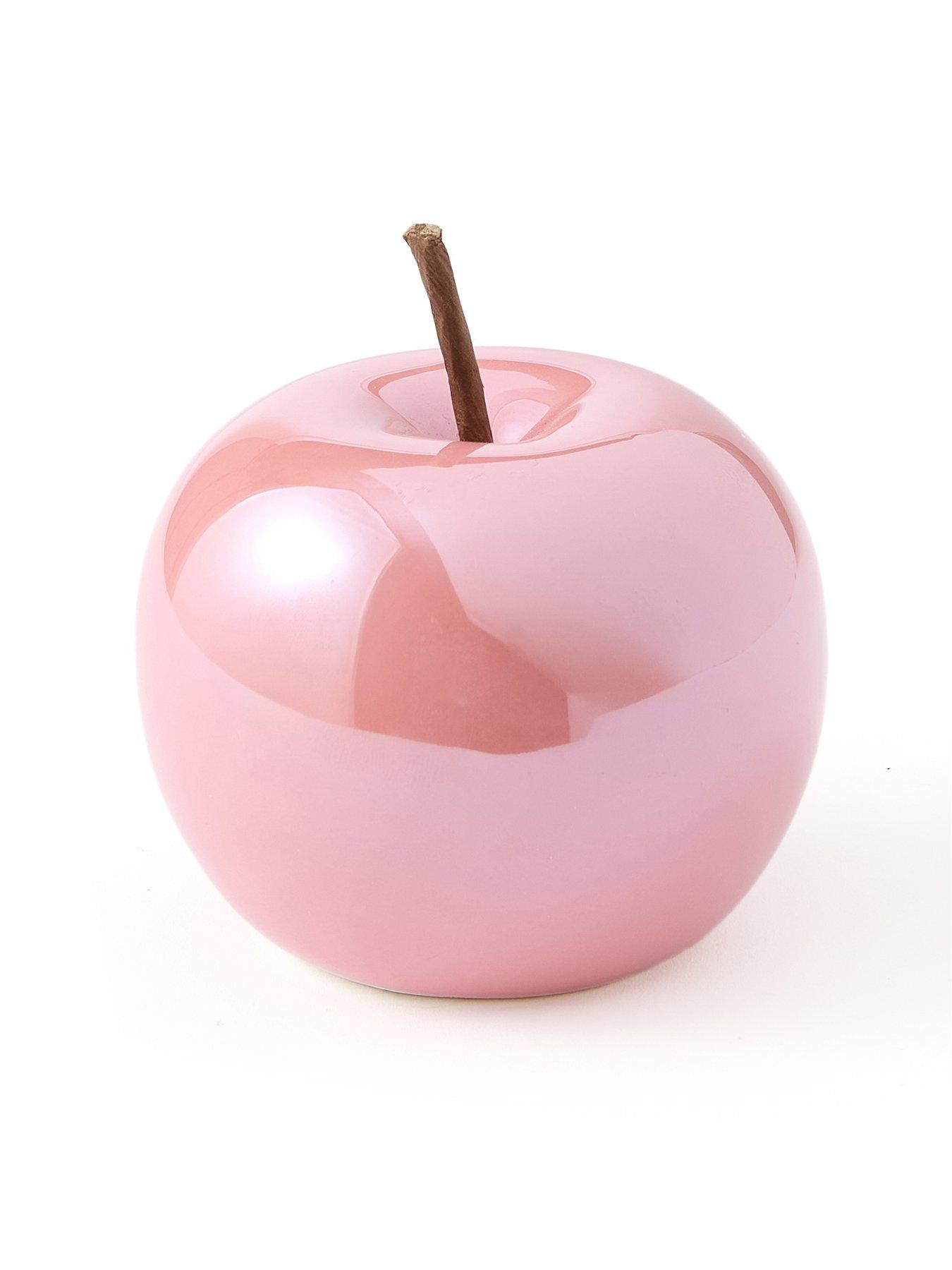 very-home-set-of-2-ceramic-pink-apple-christmas-decorationsdetail