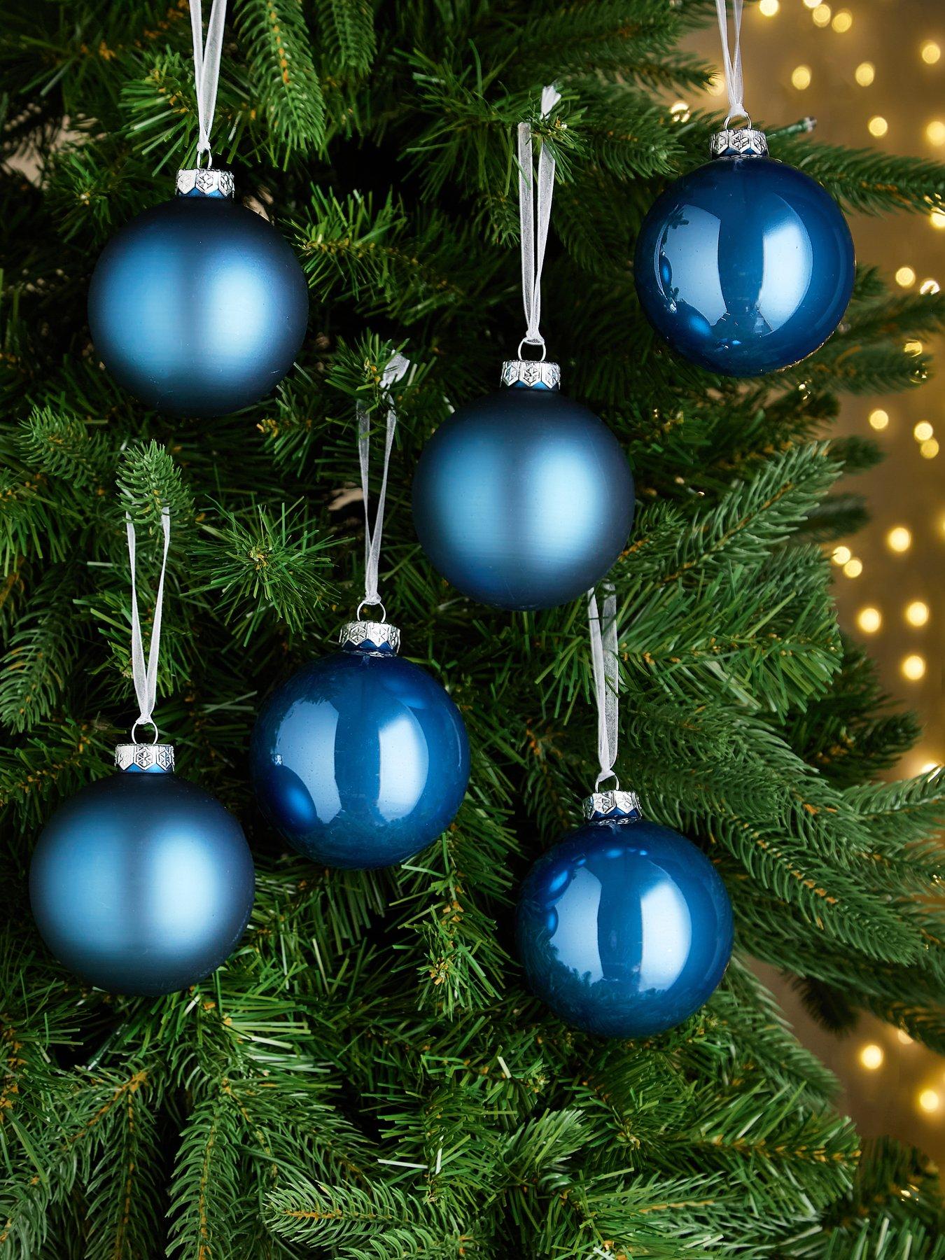 very-home-set-of-12-blue-glass-christmas-tree-baubles