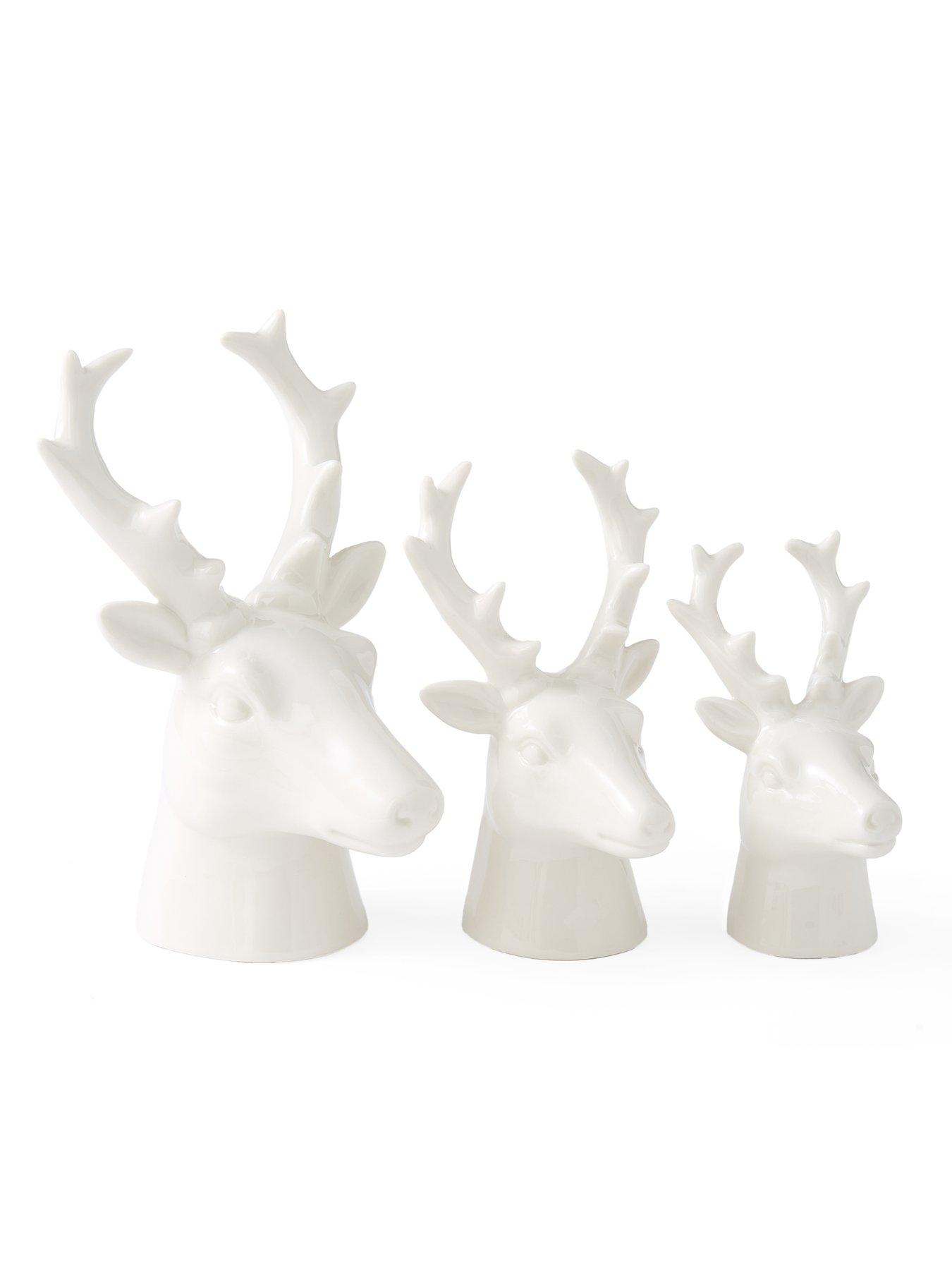 very-home-set-ofnbsp3-ceramic-deer-head-christmas-decorationsback